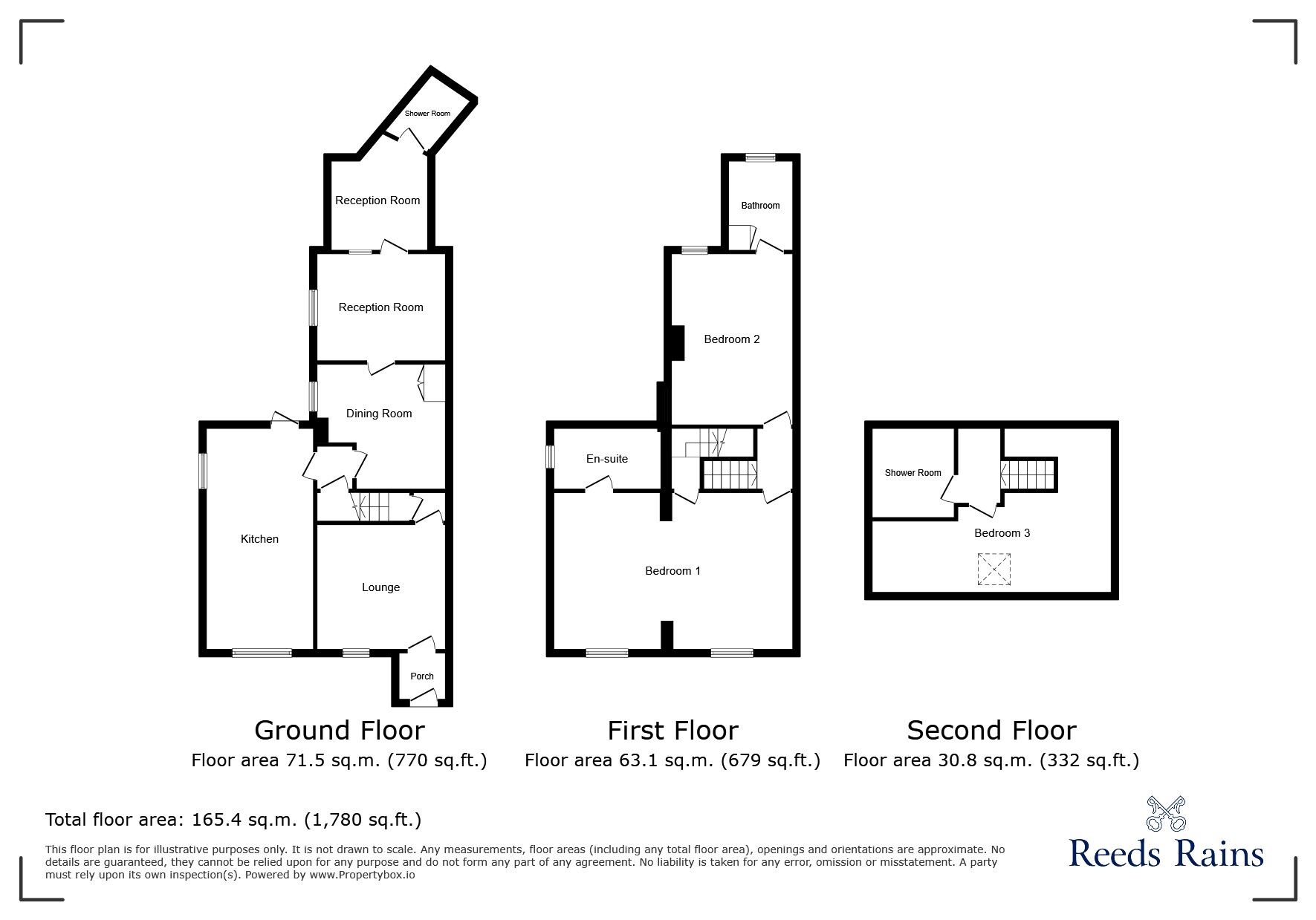 Floorplan of 2 bedroom End Terrace House for sale, St. Johns Road, Laughton, South Yorkshire, S25