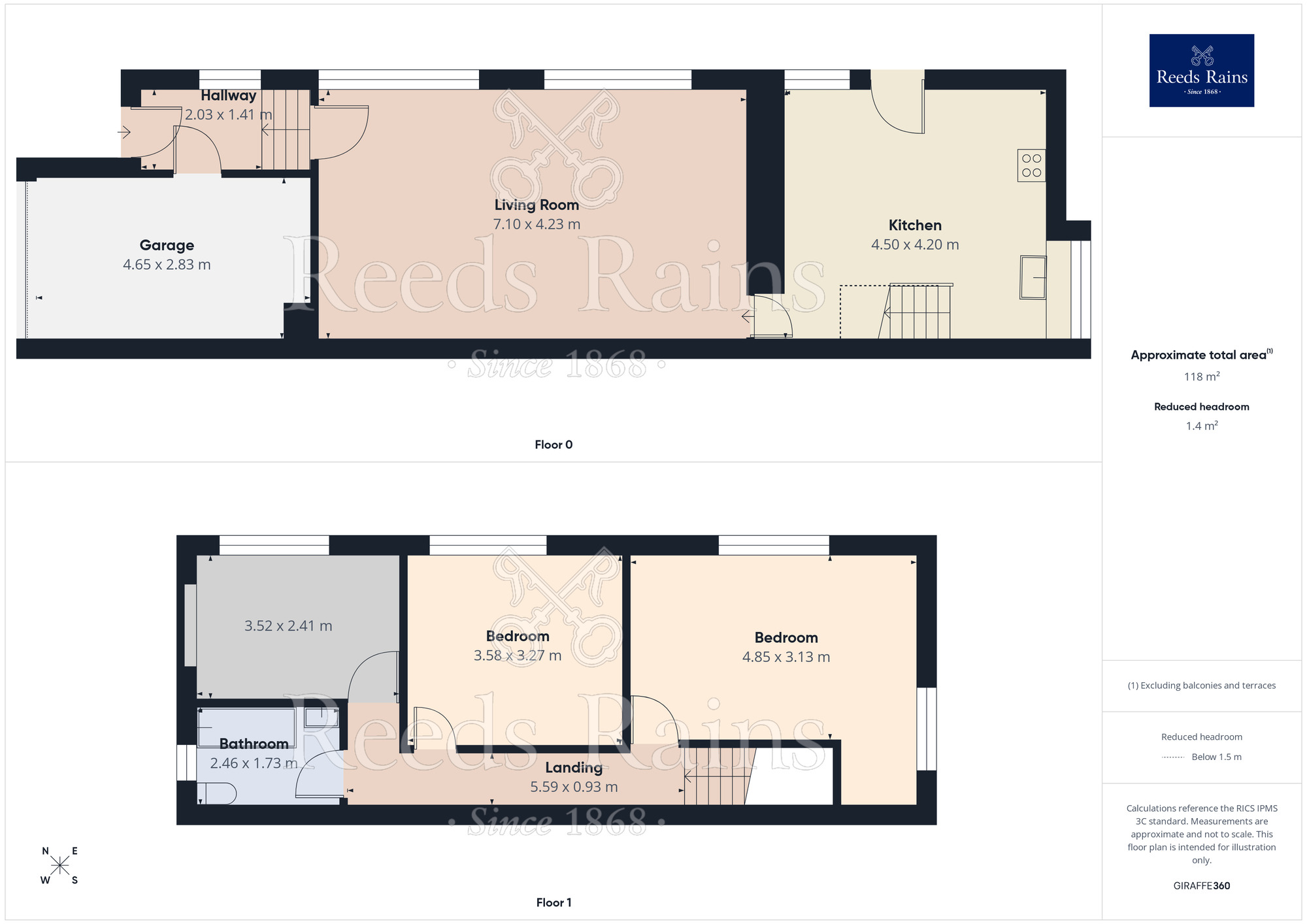 Floorplan of 3 bedroom Detached House for sale, Lindrick Road, Woodsetts, South Yorkshire, S81