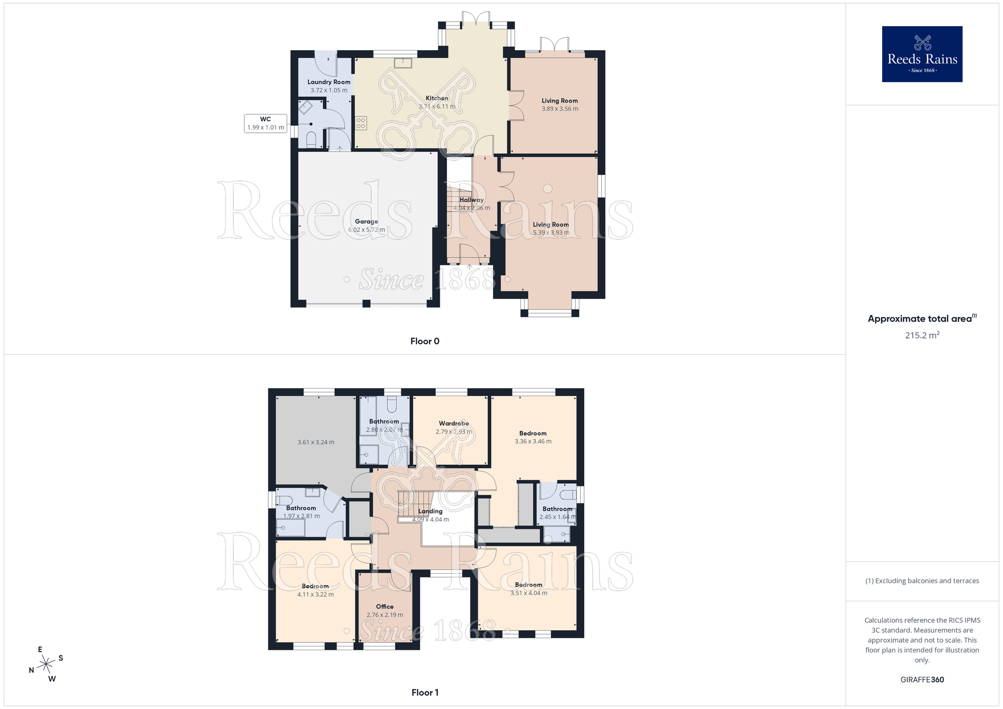 Floorplan of 6 bedroom Detached House for sale, Cottongrass Gardens, Dinnington, South Yorkshire, S25