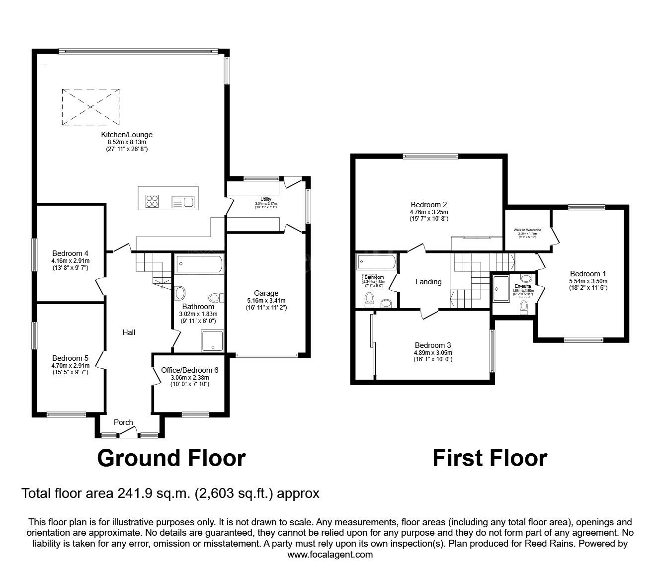 Floorplan of 4 bedroom Detached House for sale, Common Road, Thorpe Salvin, South Yorkshire, S80