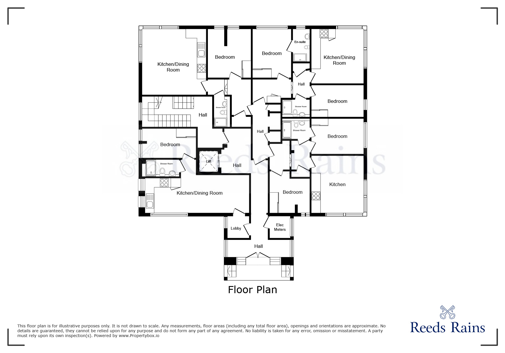 Floorplan of 2 bedroom  Flat for sale, Ryton Road, North Anston, South Yorkshire, S25
