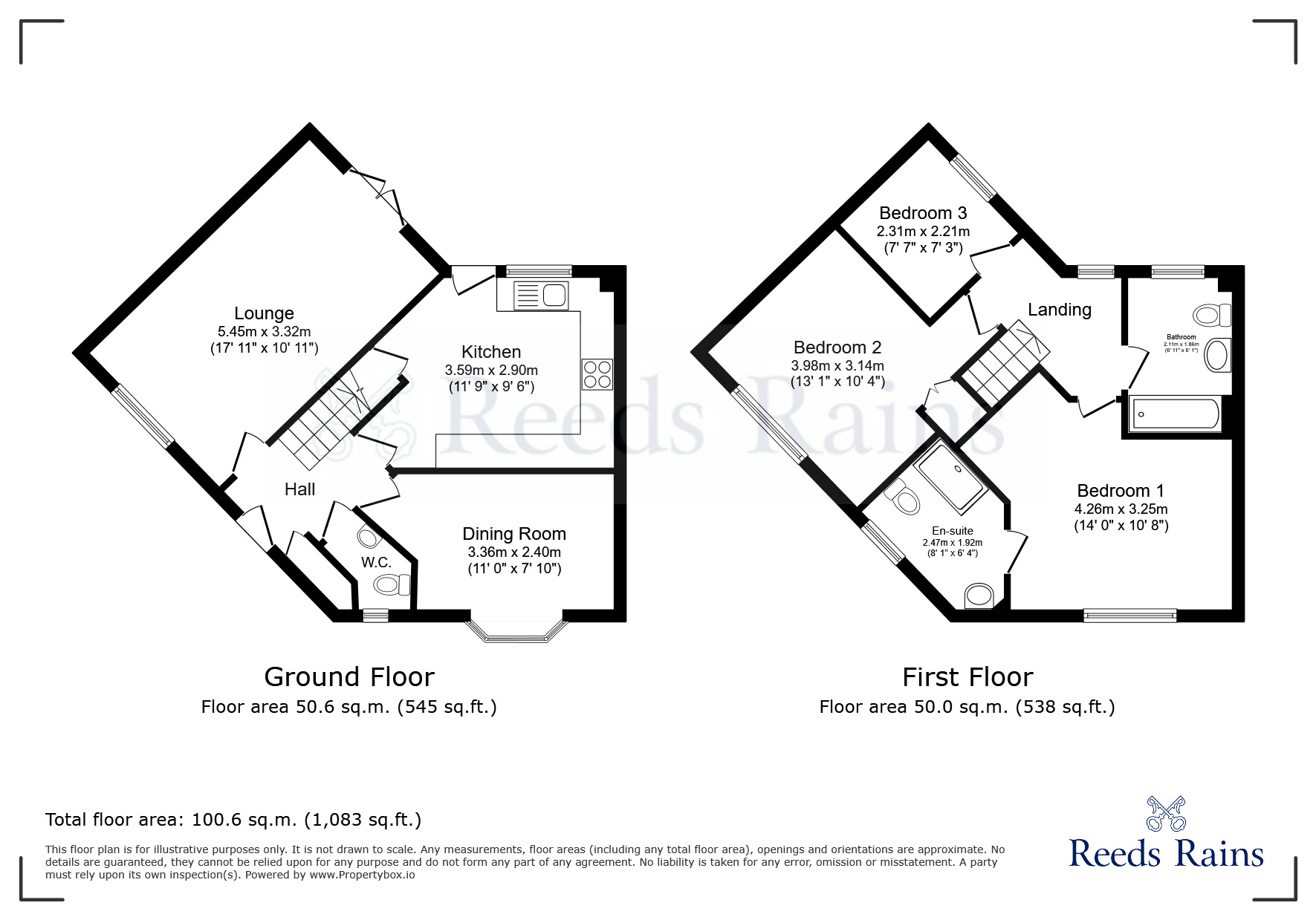 Floorplan of 3 bedroom Detached House for sale, Beckwith Grove, Thurcroft, South Yorkshire, S66