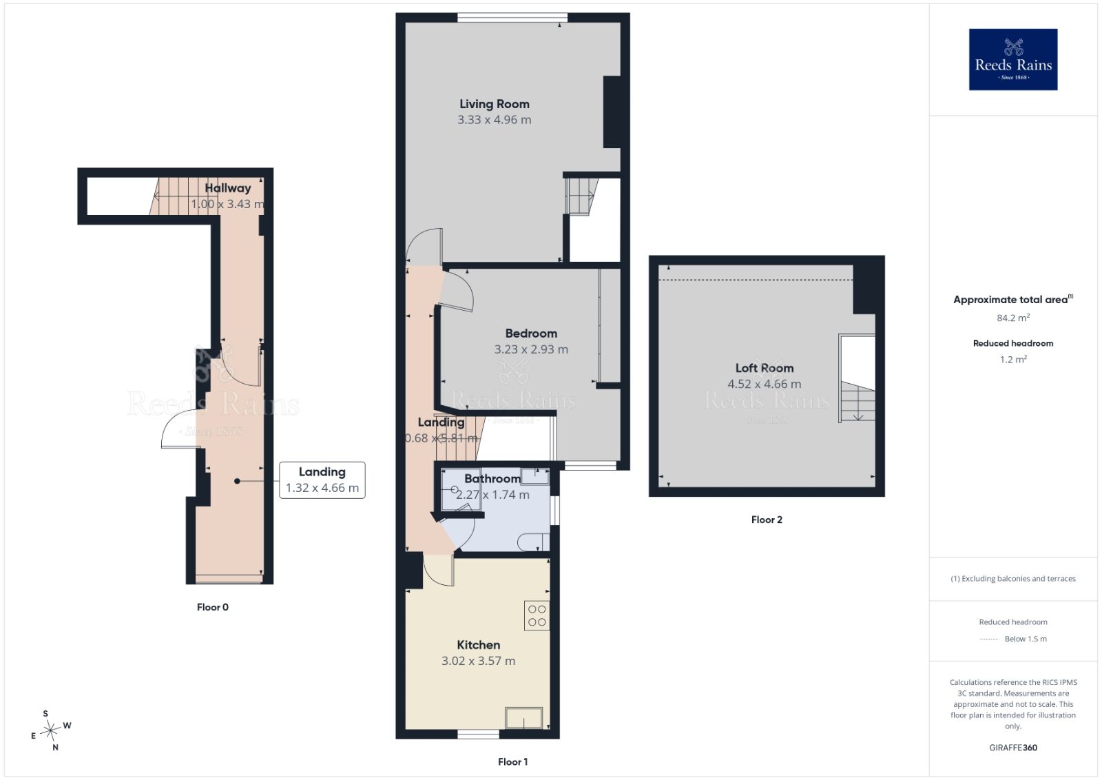 Floorplan of 1 bedroom Flat to rent, Woodhouse Green, Thurcroft, South Yorkshire, S66