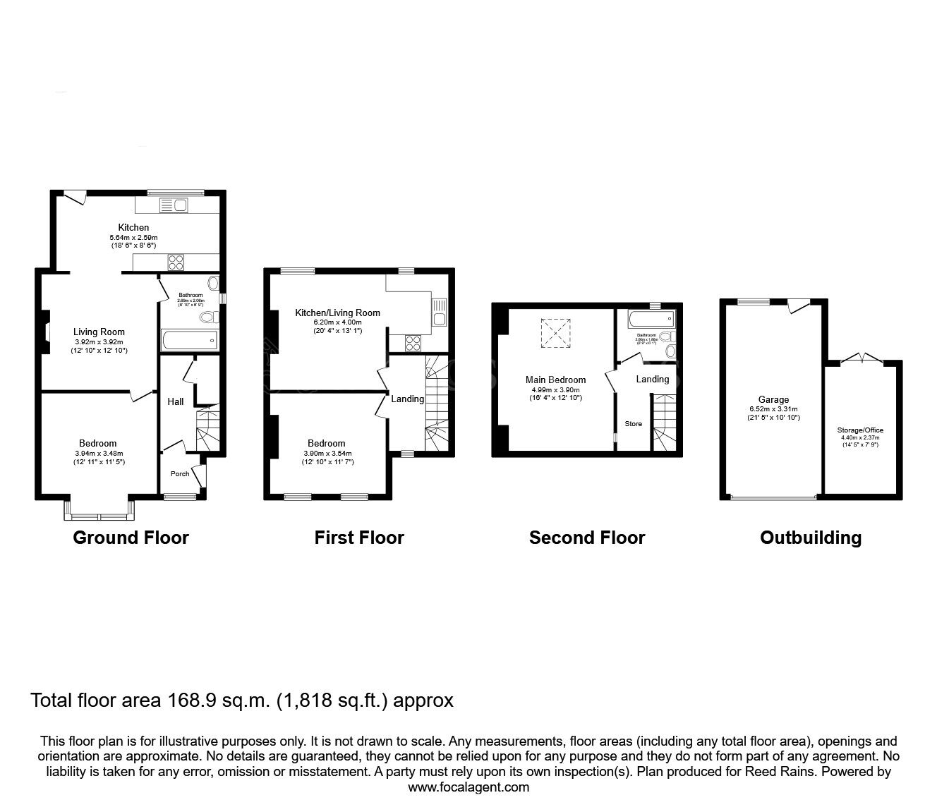 Floorplan of 3 bedroom Semi Detached House for sale, Colliery Villas, New Orchard Lane, Rotherham, S66