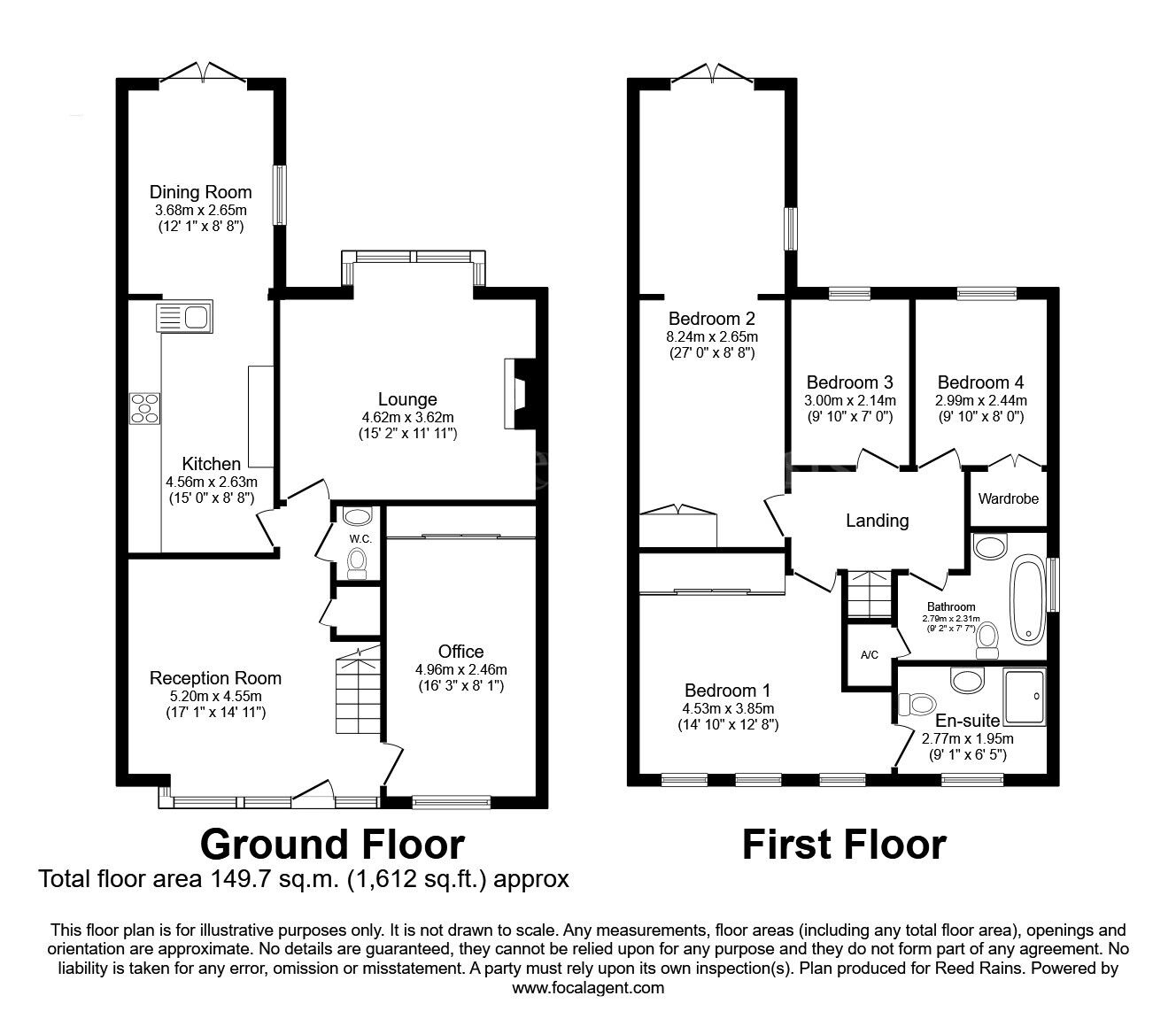 Floorplan of 5 bedroom Detached House for sale, Rectory Gardens, Todwick, South Yorkshire, S26