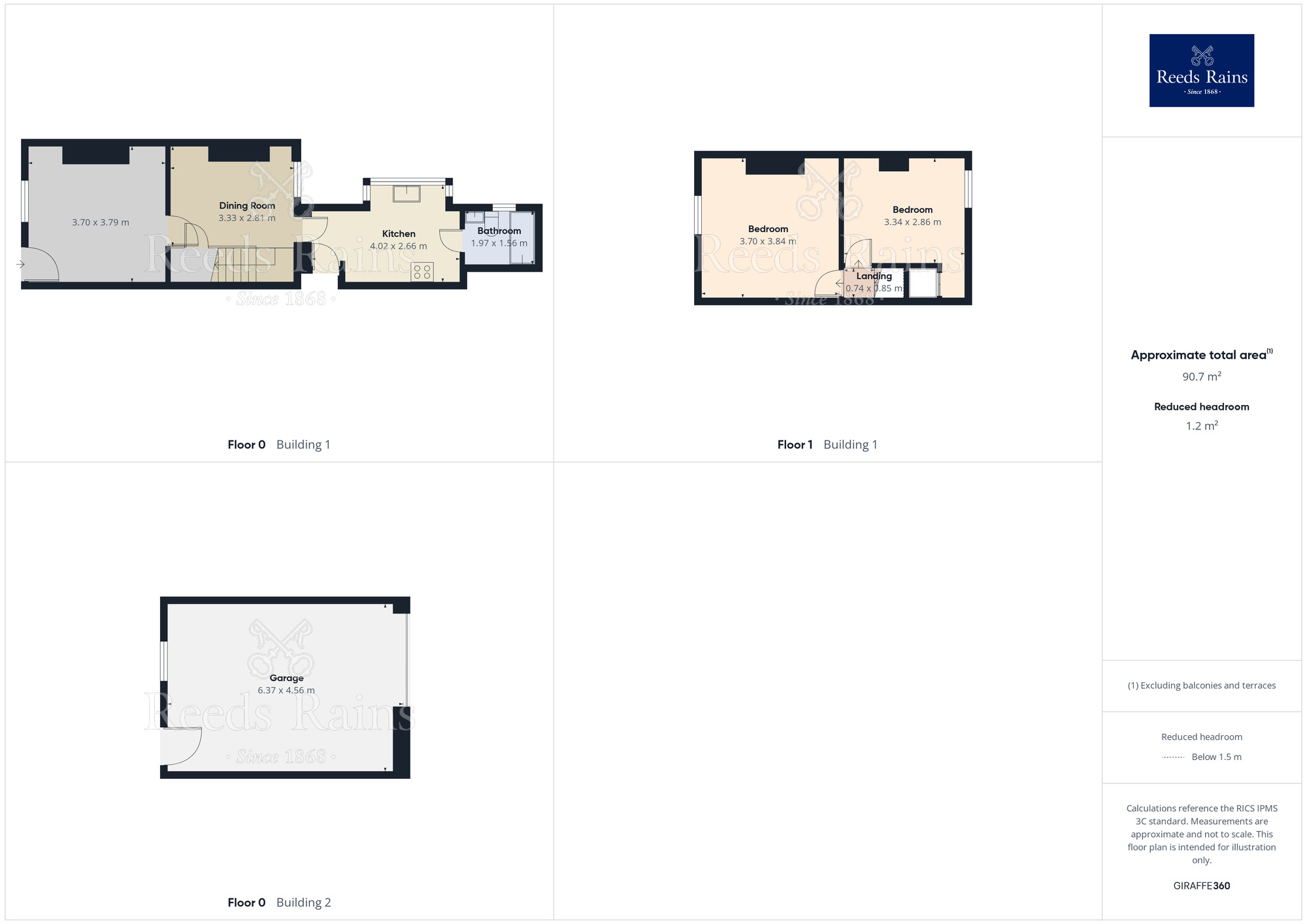 Floorplan of 2 bedroom Semi Detached House for sale, Victoria Street, Dinnington, South Yorkshire, S25