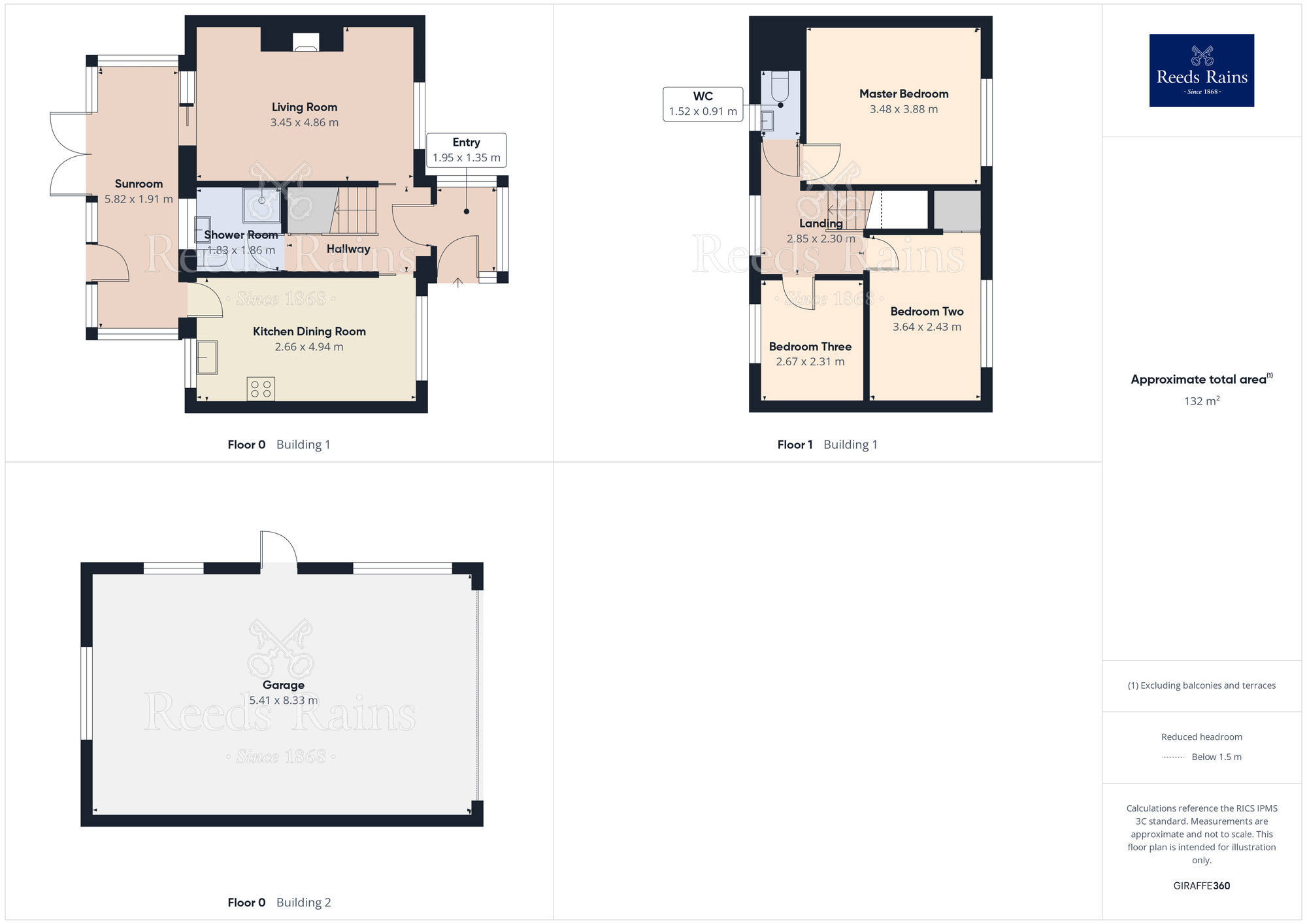 Floorplan of 3 bedroom End Terrace House for sale, School Road, Thurcroft, South Yorkshire, S66