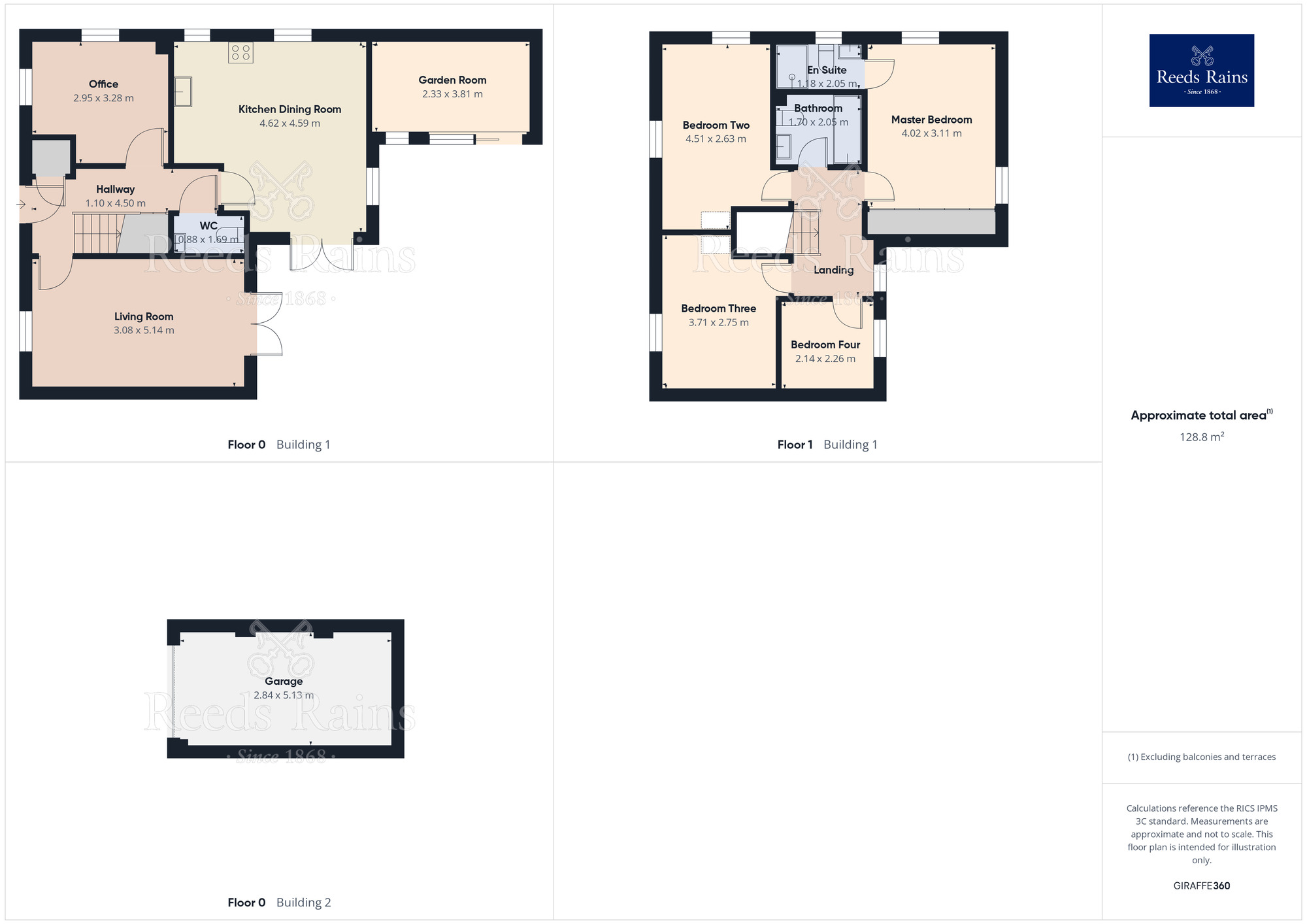 Floorplan of 4 bedroom Detached House for sale, Red Admiral Road, Worksop, Nottinghamshire, S81