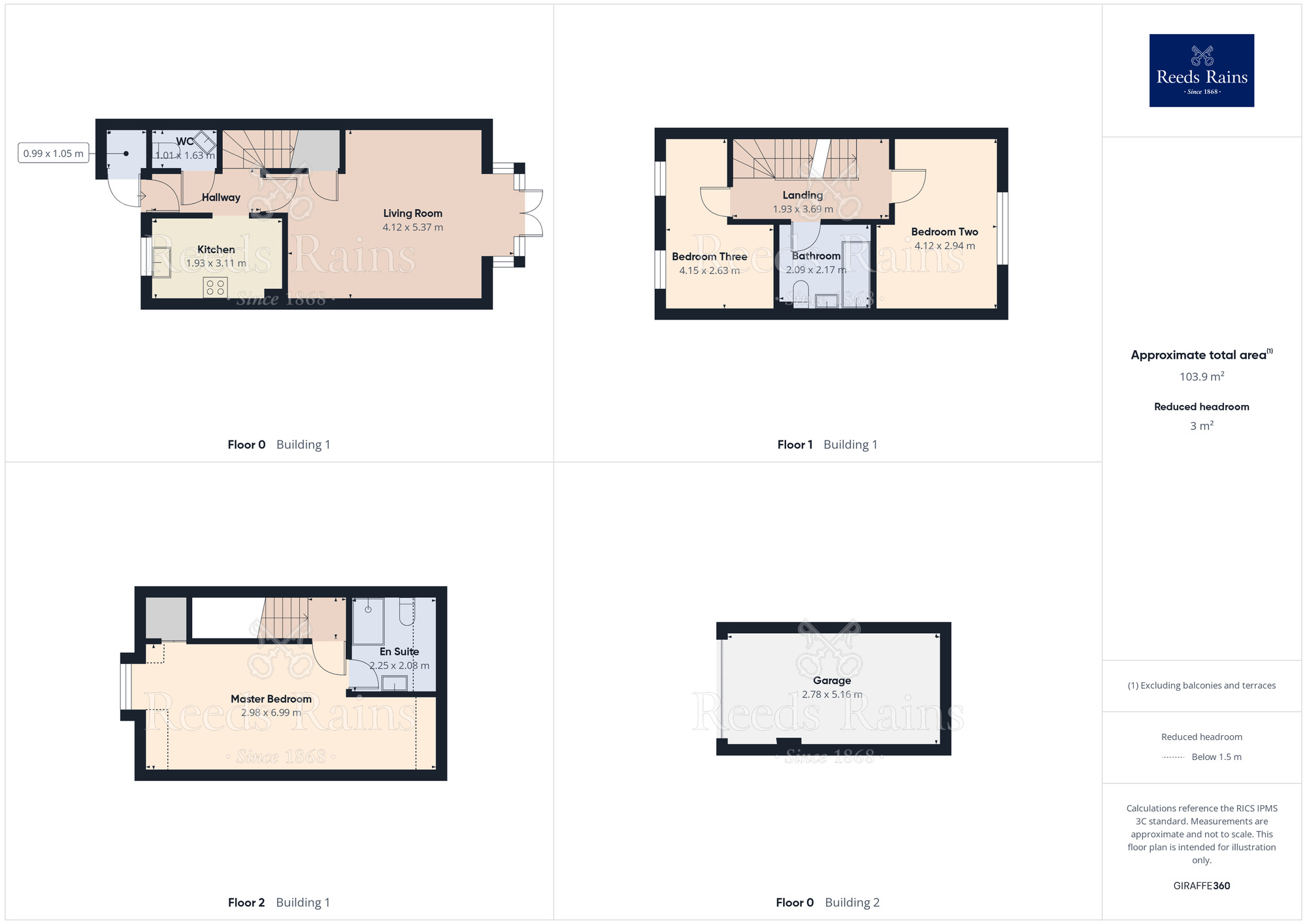 Floorplan of 3 bedroom Mid Terrace House for sale, Knavesmire Avenue, Dinnington, South Yorkshire, S25