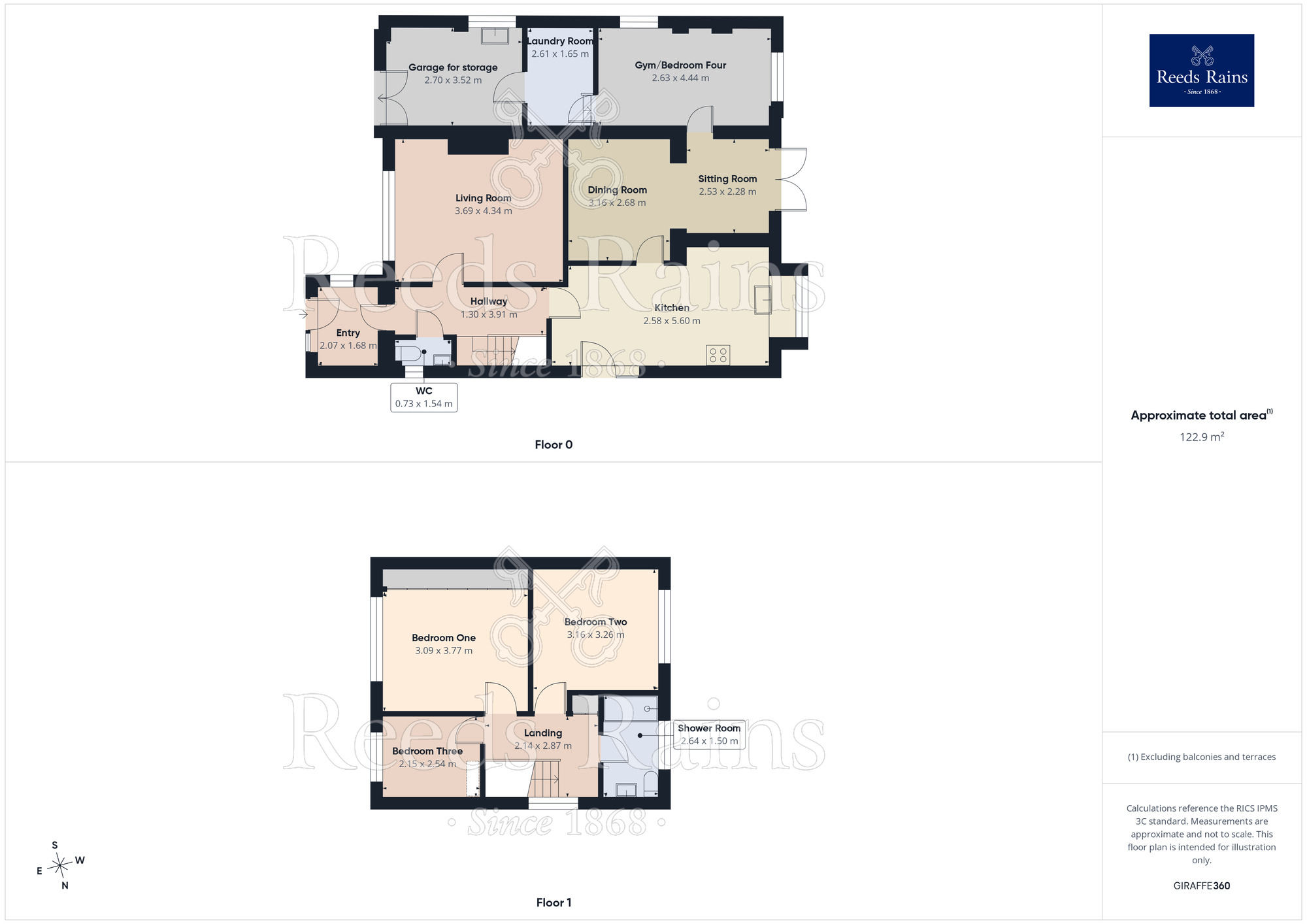 Floorplan of 3 bedroom Detached House for sale, Yew Tree Avenue, North Anston, South Yorkshire, S25