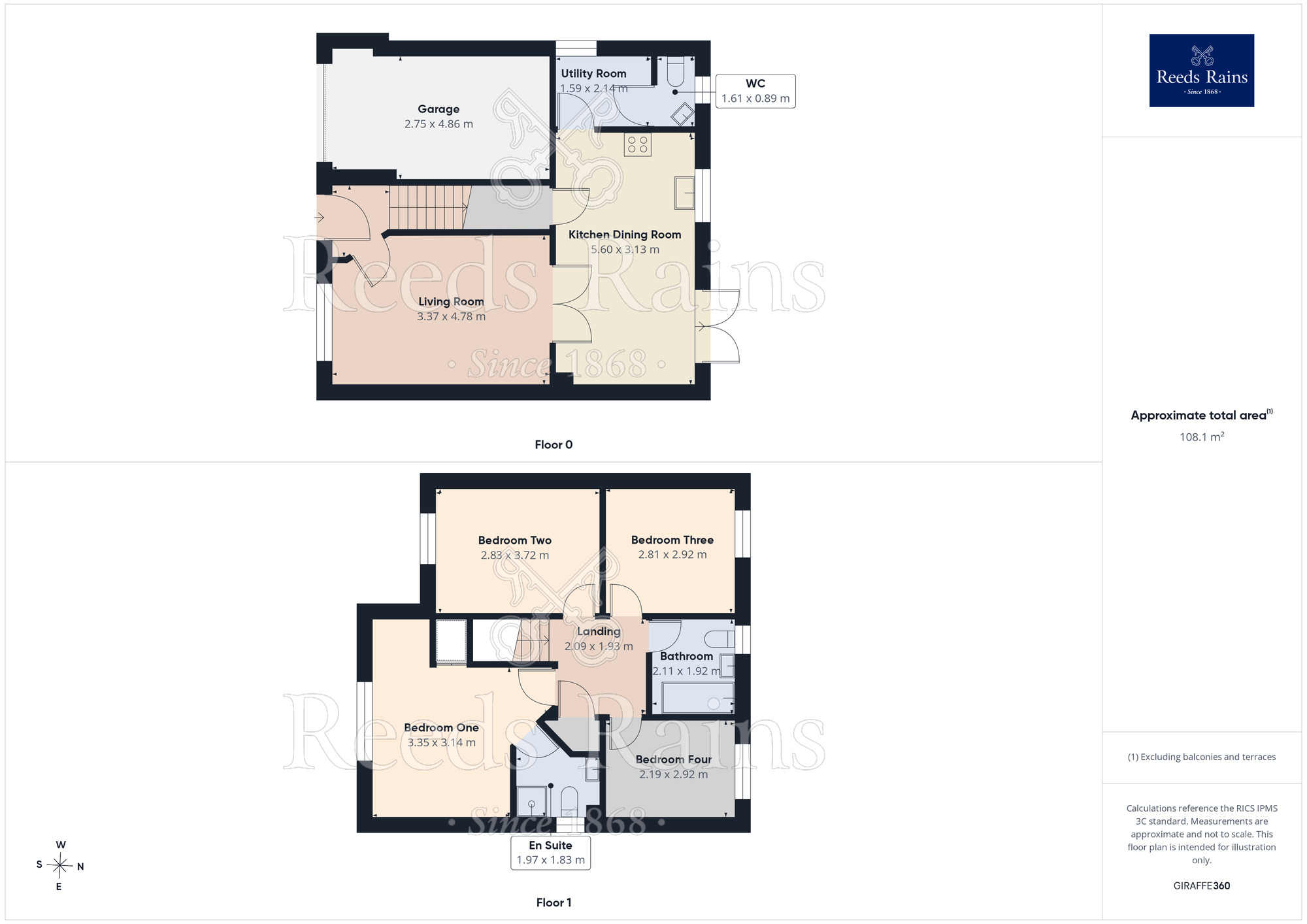 Floorplan of 4 bedroom Detached House for sale, Lyle Mews, Thurcroft, South Yorkshire, S66