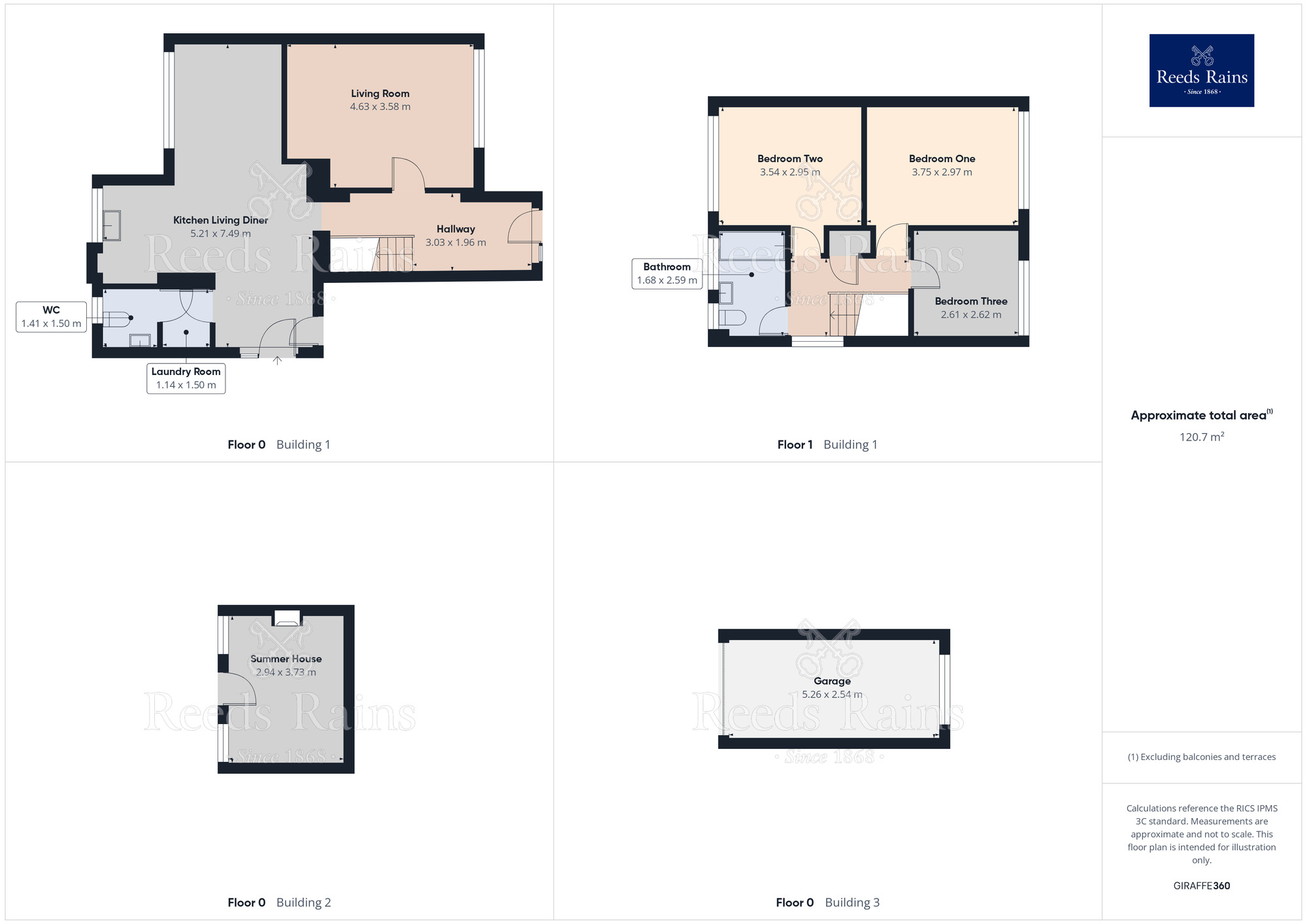 Floorplan of 3 bedroom Semi Detached House for sale, Yeomans Way, South Anston, South Yorkshire, S25