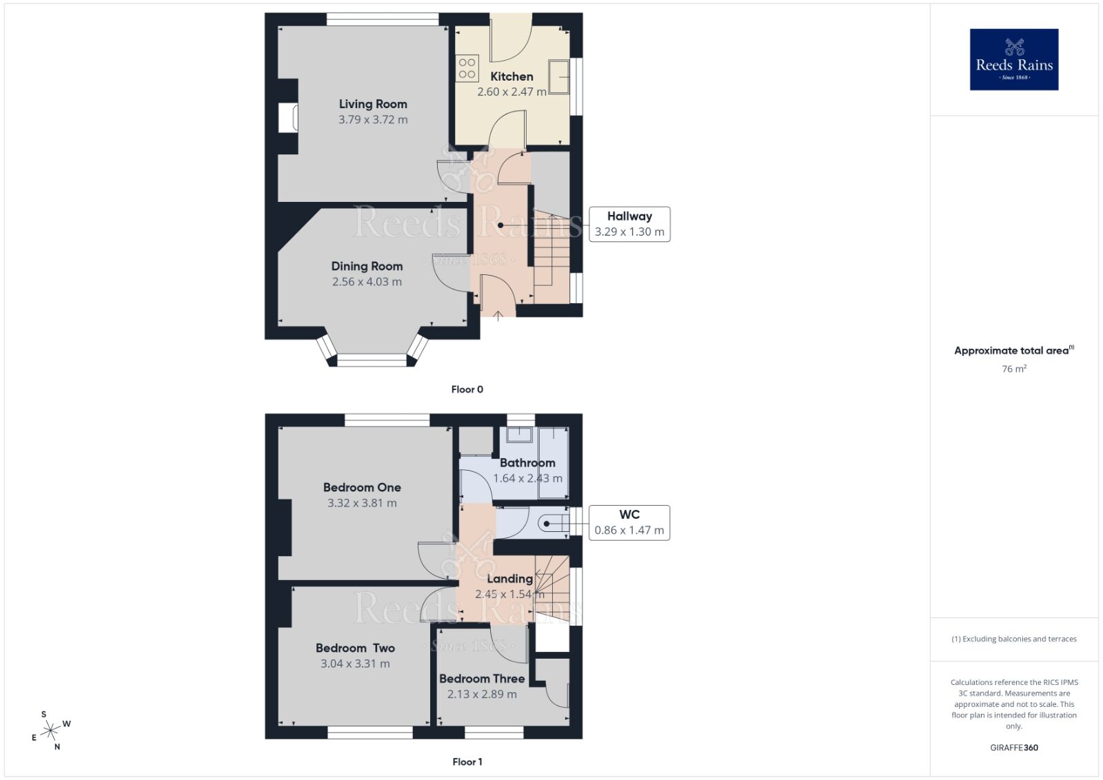 Floorplan of 3 bedroom Semi Detached House to rent, Windmill Road, North Anston, South Yorkshire, S25