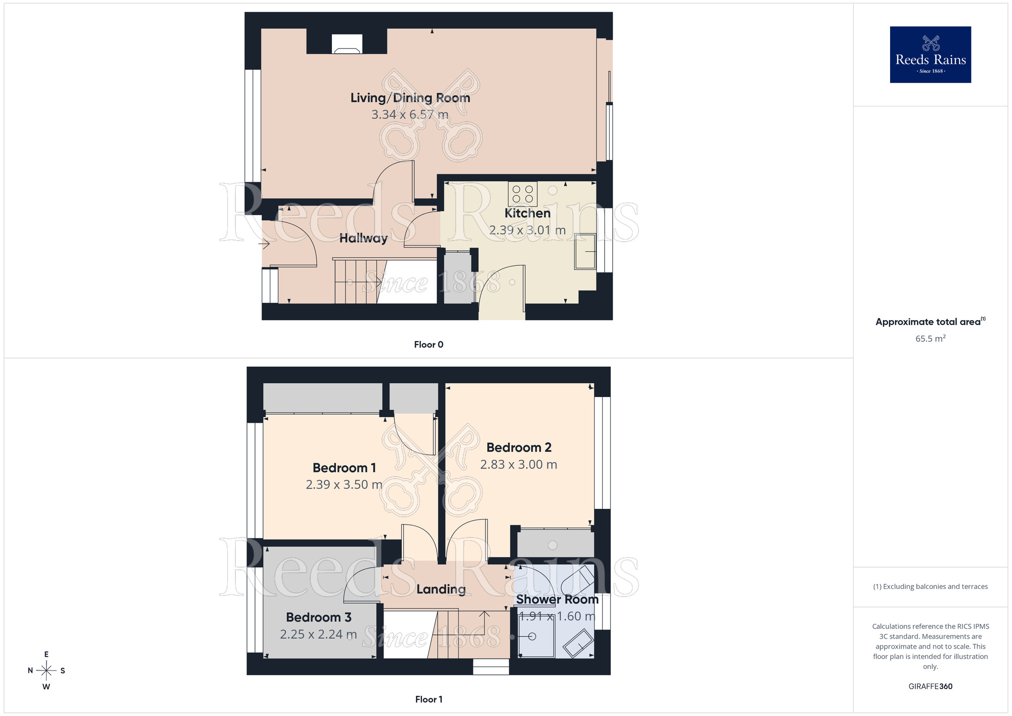 Floorplan of 3 bedroom Semi Detached House for sale, Northfield Drive, Woodsetts, South Yorkshire, S81