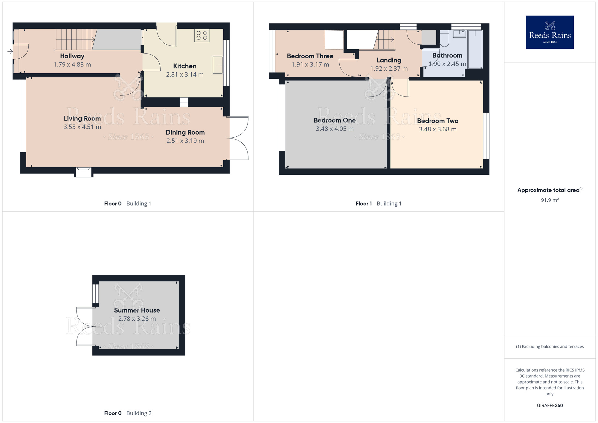 Floorplan of 3 bedroom Semi Detached House for sale, Windsor Walk, South Anston, South Yorkshire, S25