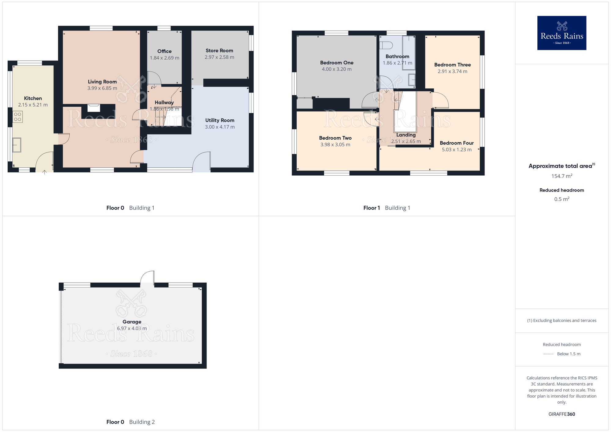 Floorplan of 4 bedroom Detached House for sale, Doe Quarry Lane, Dinnington, South Yorkshire, S25