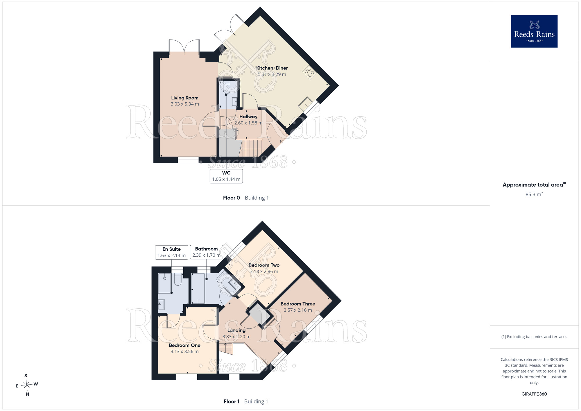 Floorplan of 3 bedroom Detached House for sale, Revill Road, Langold, Nottinghamshire, S81