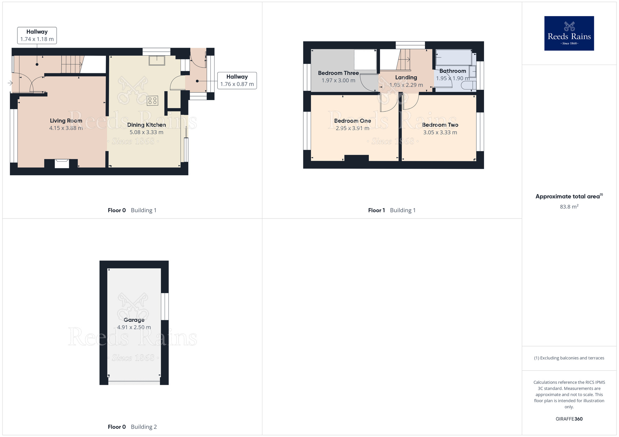 Floorplan of 3 bedroom Semi Detached House for sale, Worksop Road, Aston, South Yorkshire, S26