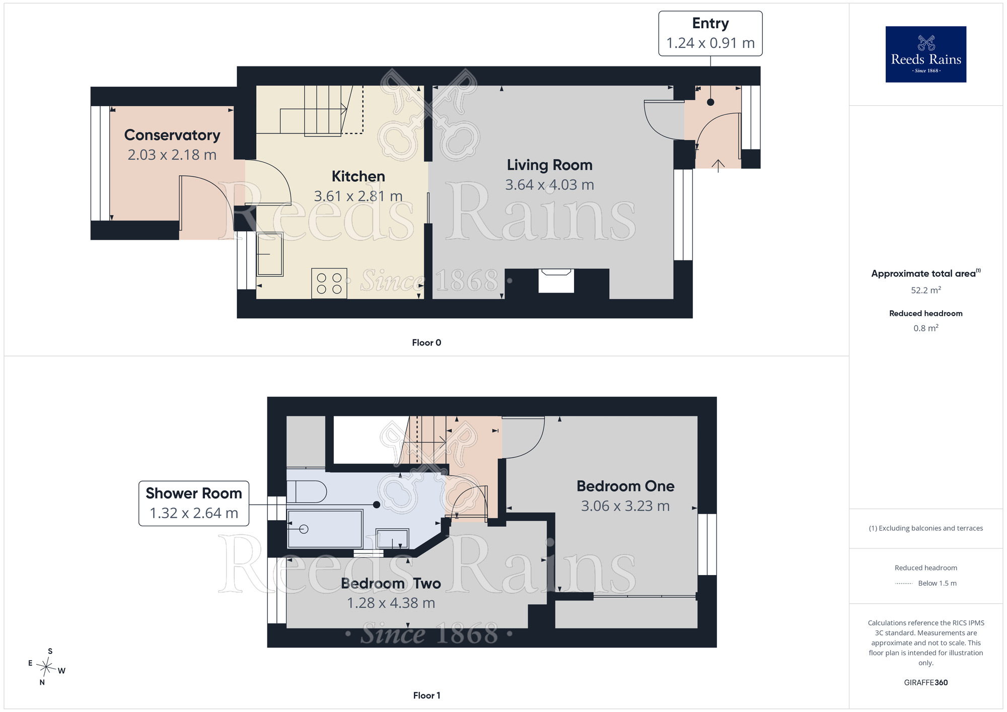 Floorplan of 2 bedroom Mid Terrace House for sale, St. Johns Road, Laughton, South Yorkshire, S25