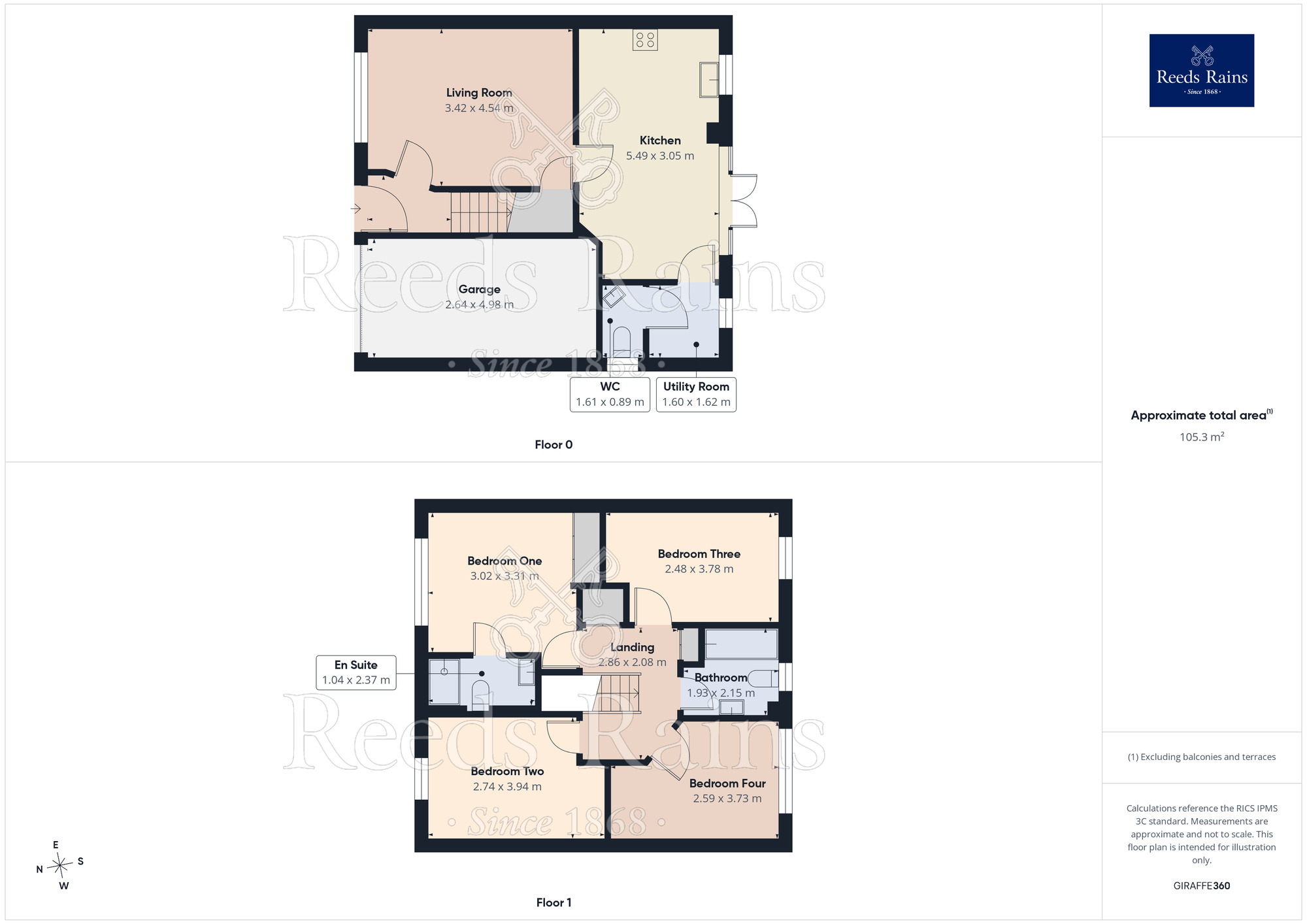 Floorplan of 4 bedroom Detached House for sale, Meltonfield Chase, Dinnington, South Yorkshire, S25