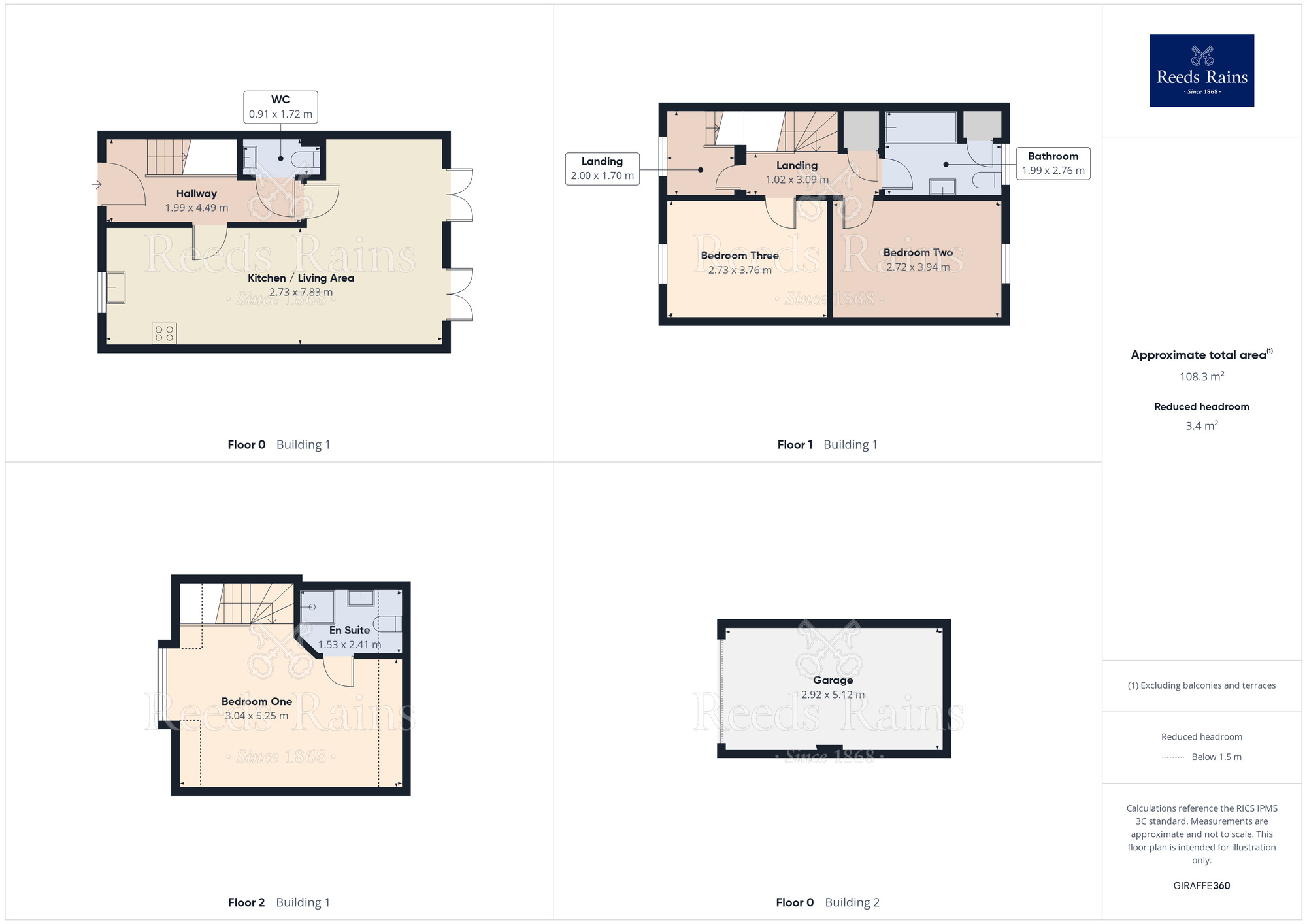Floorplan of 3 bedroom Mid Terrace House for sale, Stockwell Avenue, Kiveton Park, South Yorkshire, S26