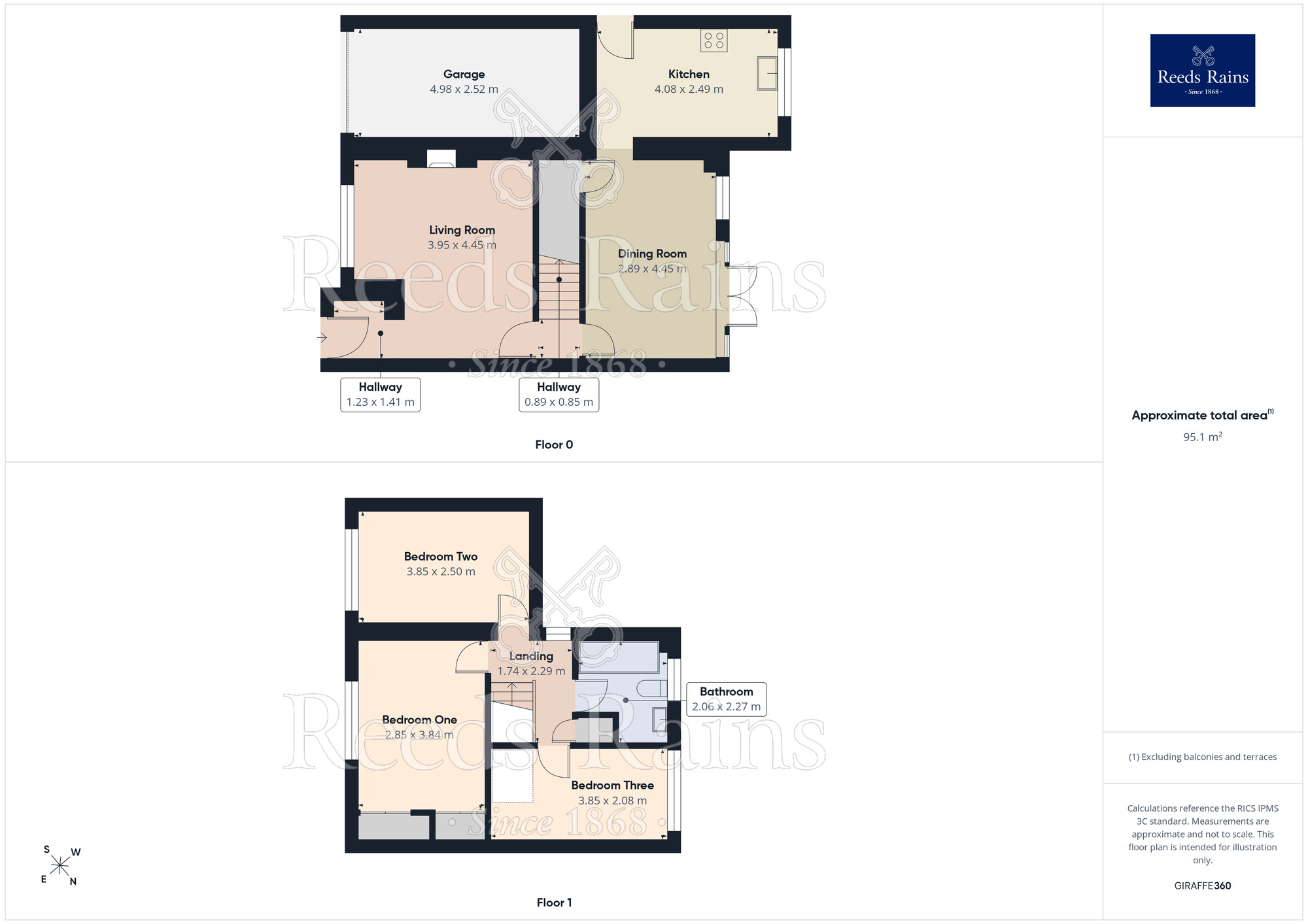 Floorplan of 3 bedroom Semi Detached House for sale, Taylor Crescent, Woodsetts, South Yorkshire, S81