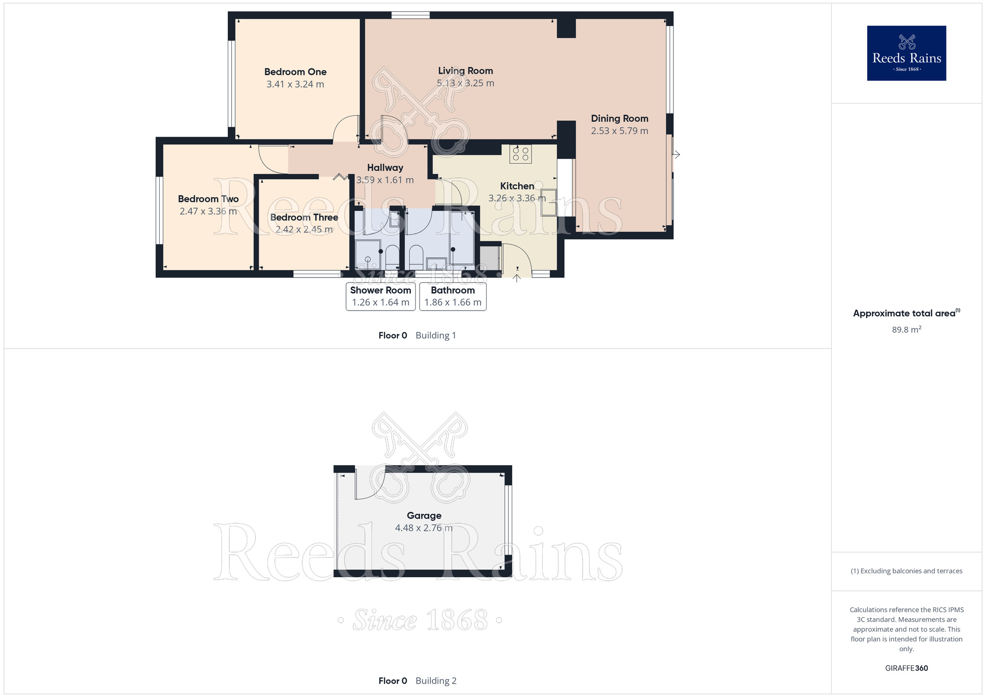 Floorplan of 3 bedroom Detached Bungalow for sale, Pine Avenue, South Anston, South Yorkshire, S25