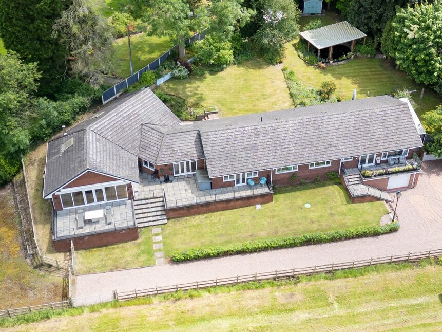 Main image of 5 bedroom Detached Bungalow for sale, Whitgreave Lane, Great Bridgeford, Staffordshire, ST18