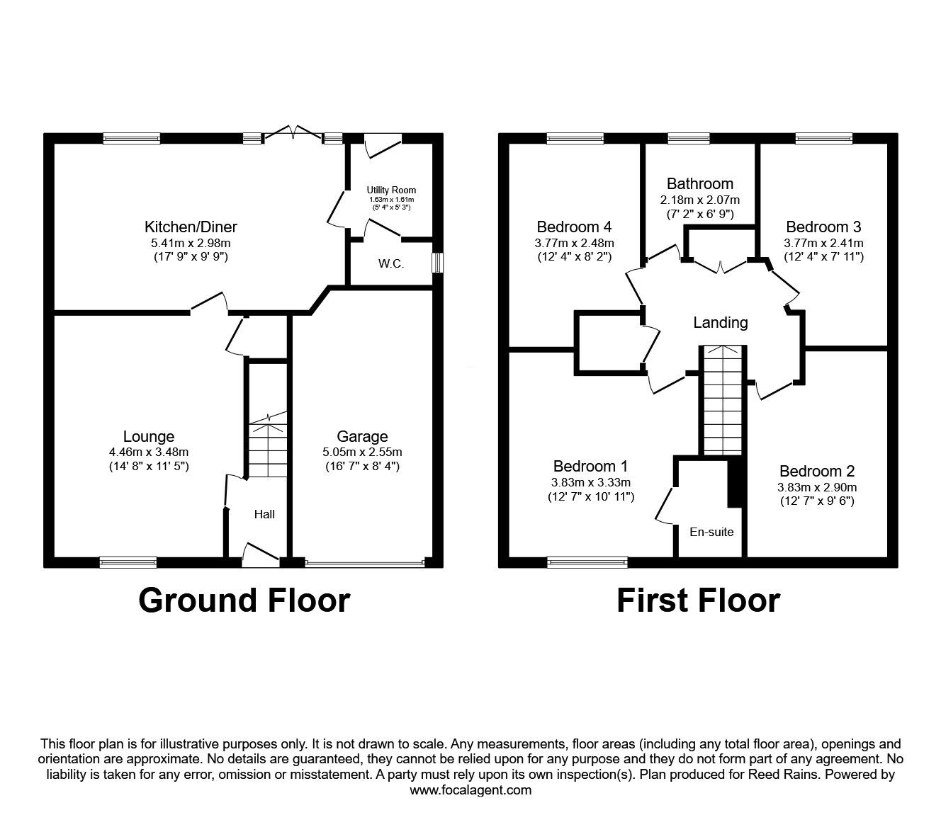 Floorplan of 4 bedroom Detached House for sale, Dorney Close, Yarnfield, Staffordshire, ST15