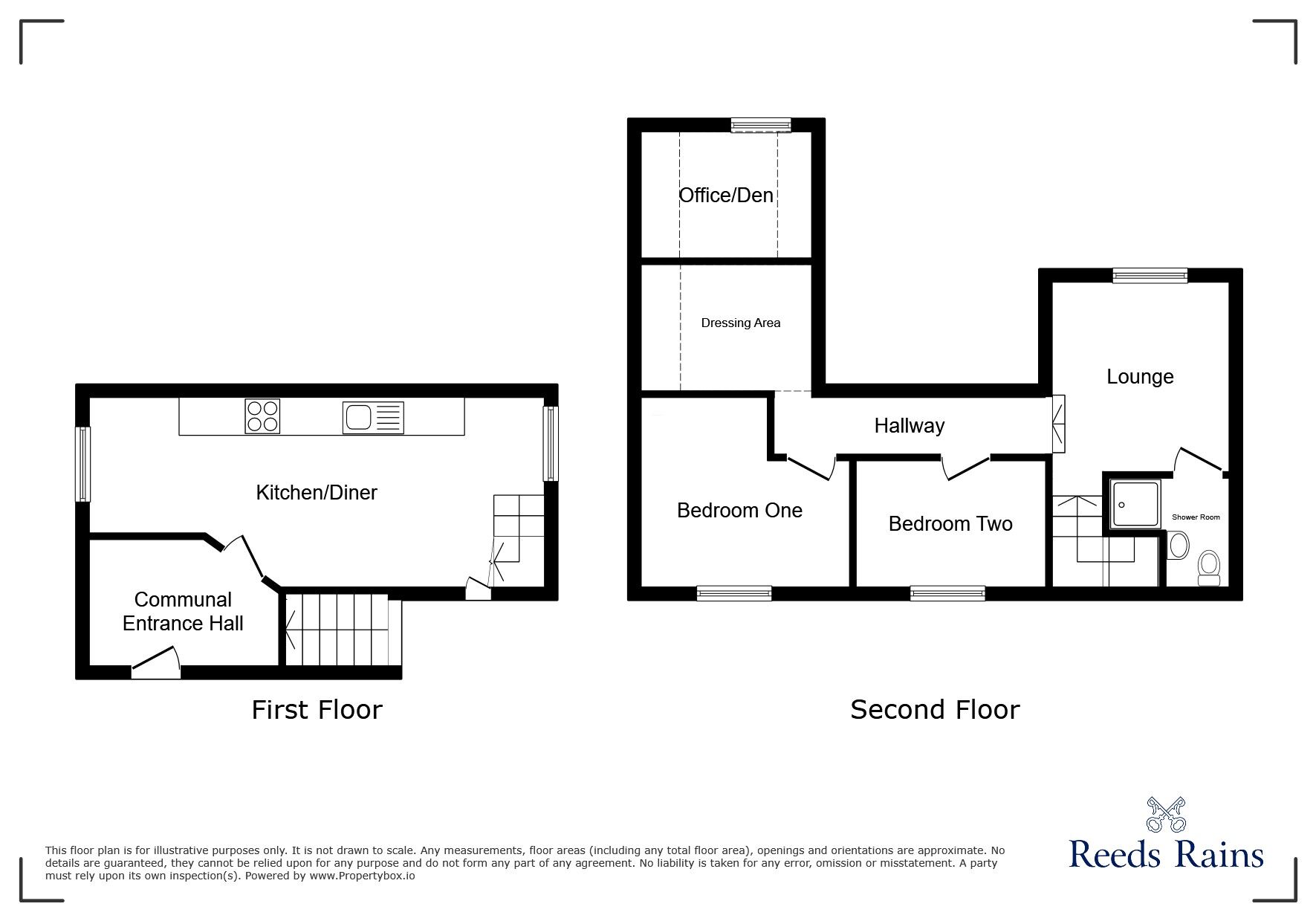 Floorplan of 2 bedroom Flat to rent, High Street, Eccleshall, Staffordshire, ST21
