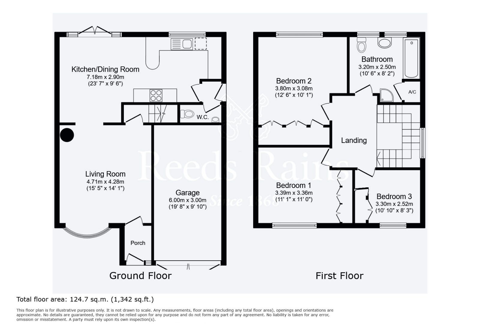 Floorplan of 3 bedroom Detached House for sale, Usulwall Close, Eccleshall, Staffordshire, ST21