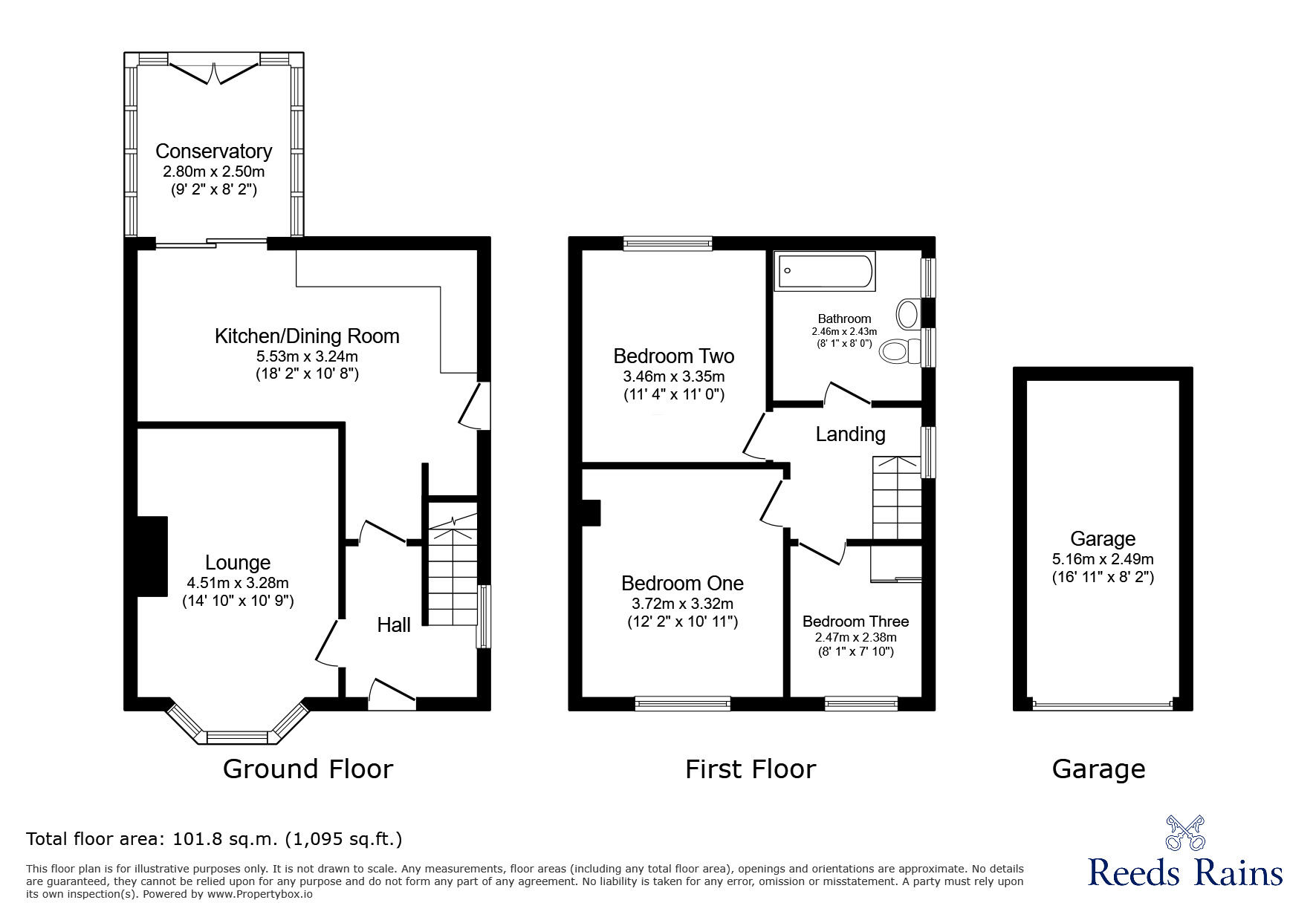 Floorplan of 3 bedroom Semi Detached House to rent, School Road, Eccleshall, Staffordshire, ST21