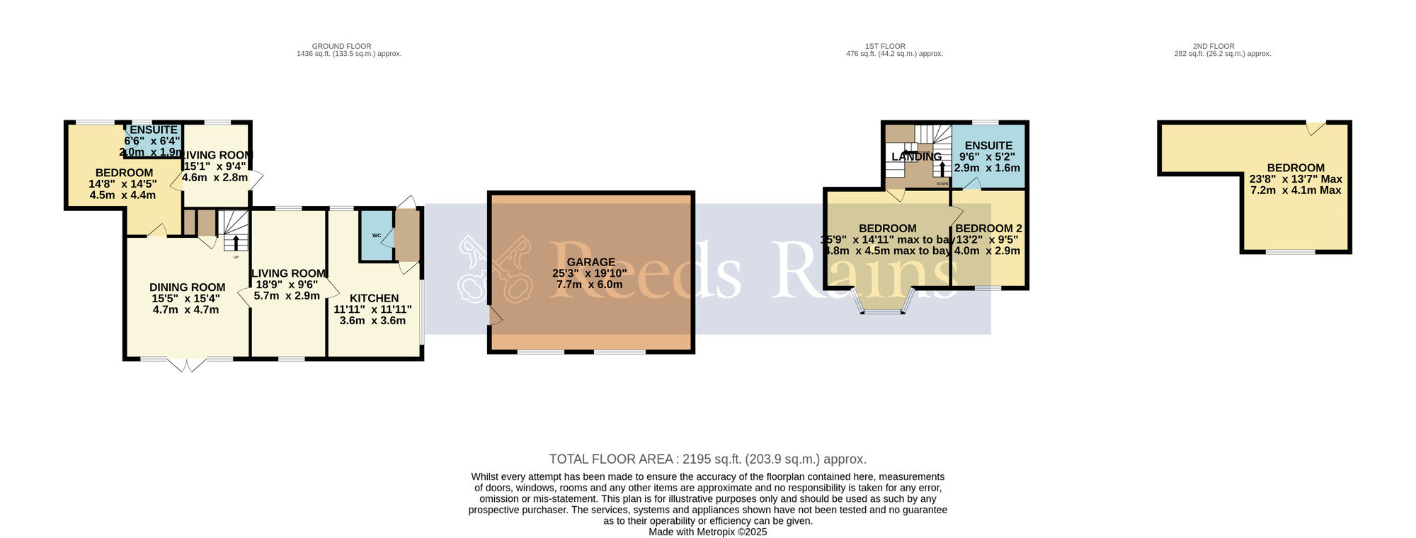 Floorplan of 5 bedroom Semi Detached House for sale, High Street, Honeybourne, Worcestershire, WR11