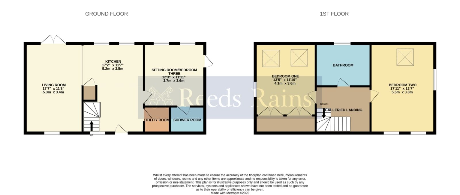Floorplan of 3 bedroom Detached House for sale, Evesham Road, Church Lench, Worcestershire, WR11
