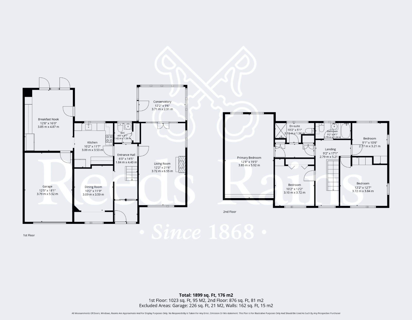 Floorplan of 4 bedroom Detached House for sale, Stonepit Lane, Inkberrow, Worcestershire, WR7