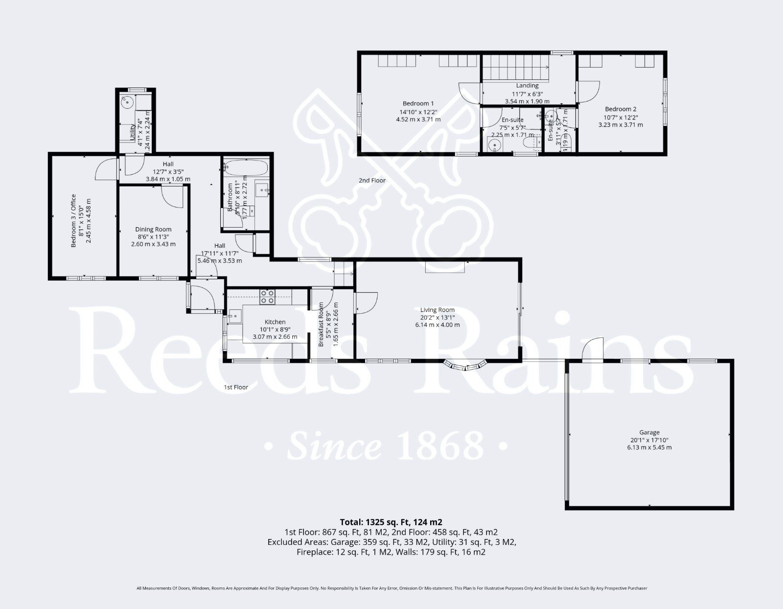Floorplan of 3 bedroom Detached House for sale, High Street, Badsey, Worcestershire, WR11