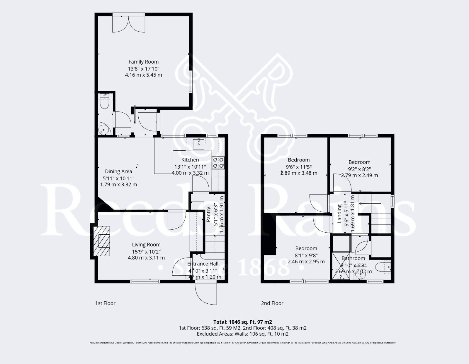 Floorplan of 3 bedroom Semi Detached House for sale, Badsey Road, Willersey, Gloucestershire, WR12