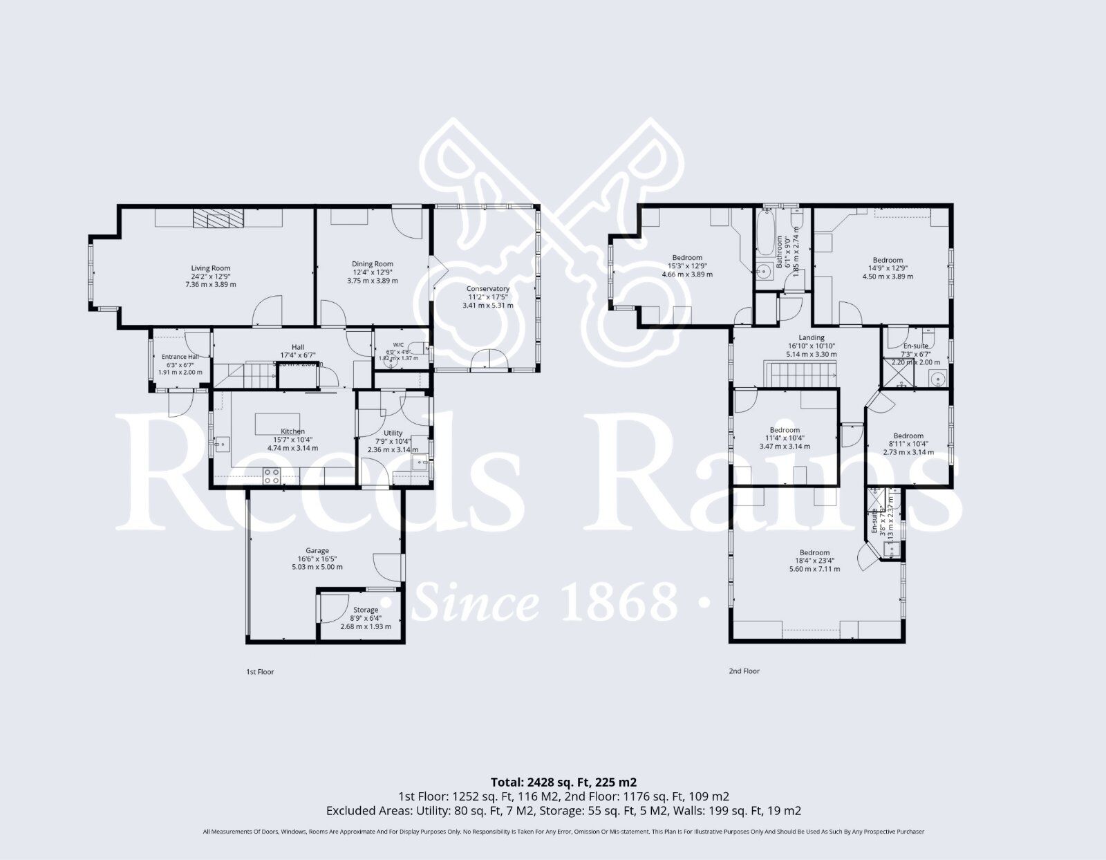 Floorplan of 5 bedroom Detached House for sale, Bath Road, Worcester, Worcestershire, WR5