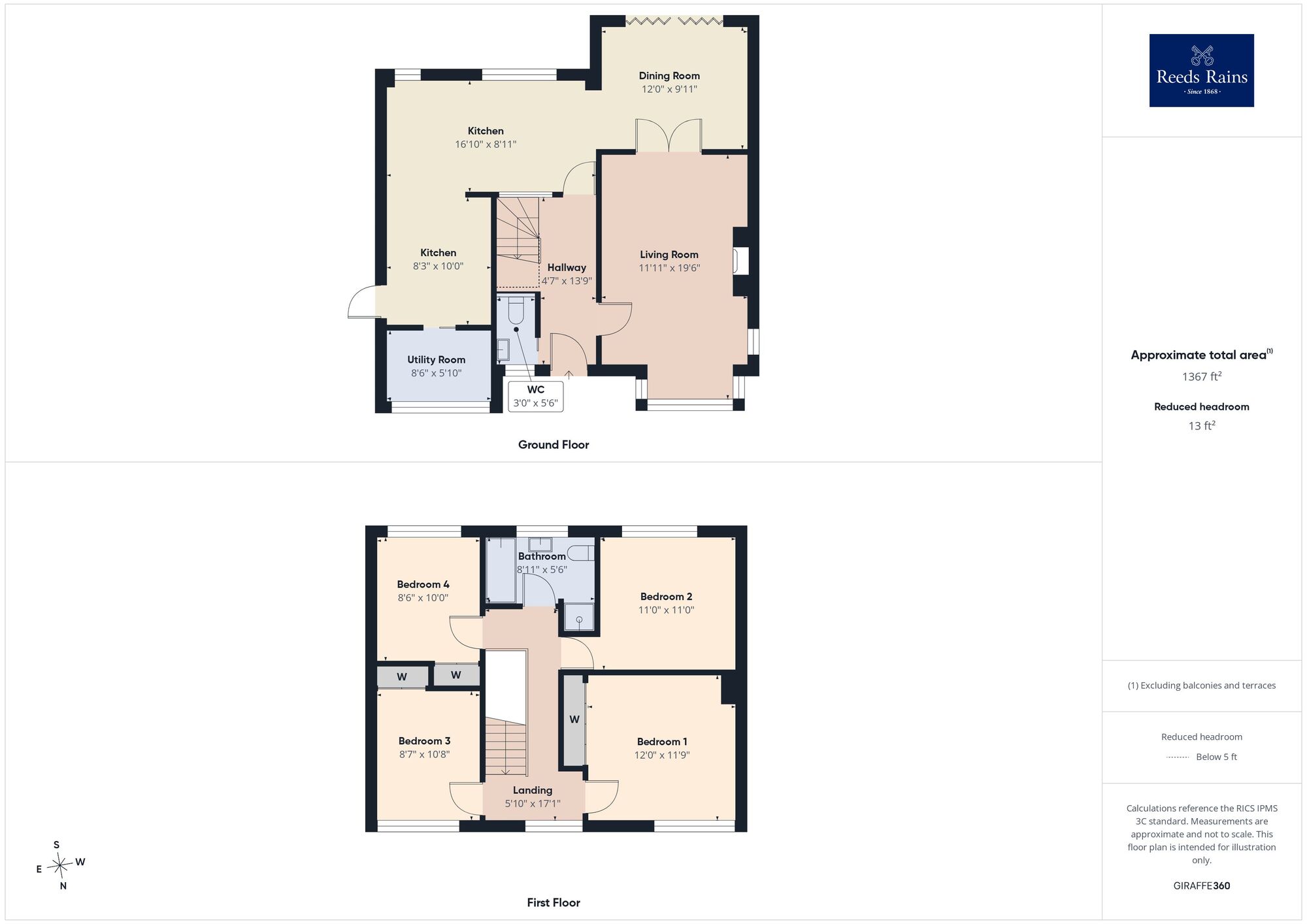 Floorplan of 4 bedroom Detached House for sale, Shorncliffe Road, Folkestone, CT20