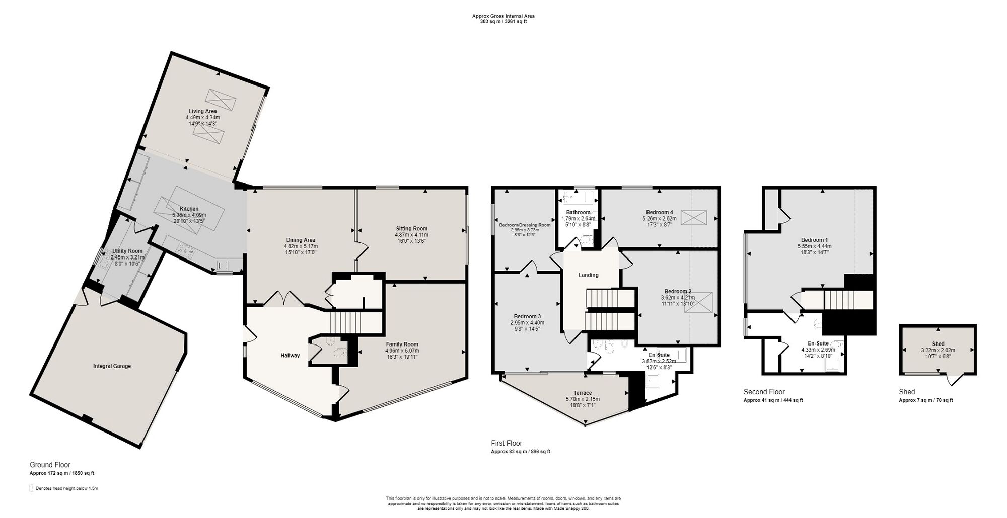 Floorplan of 5 bedroom Detached House for sale, St. Leonards Road, Hythe, Folkestone and Hythe, CT21
