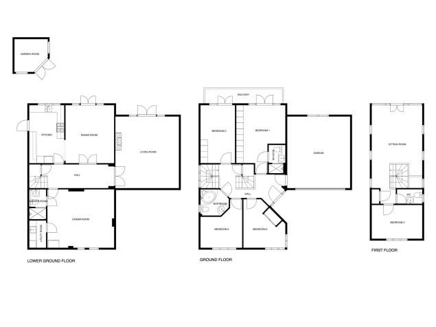Floorplan of 5 bedroom Detached House for sale, Naildown Close, Hythe, Kent, CT21
