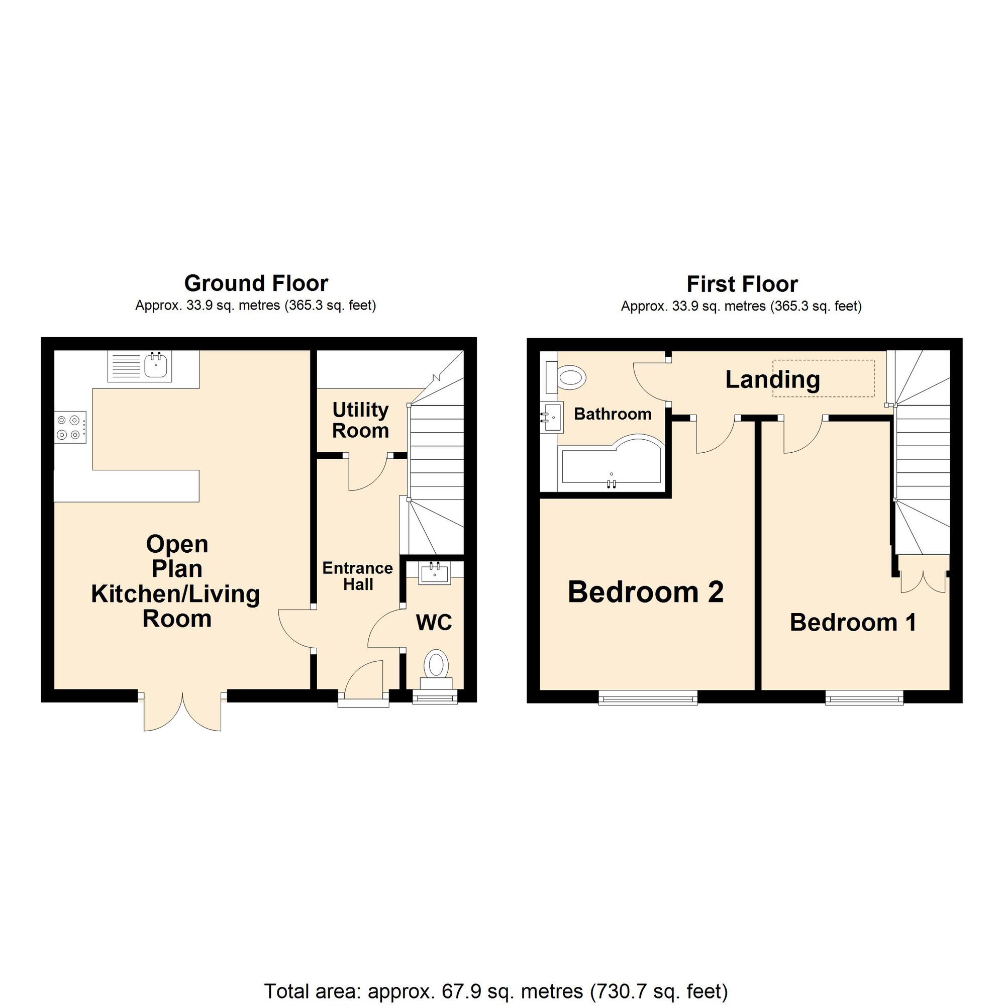 Floorplan of 4 bedroom Detached House for sale, Park Road, Hythe, Kent, CT21