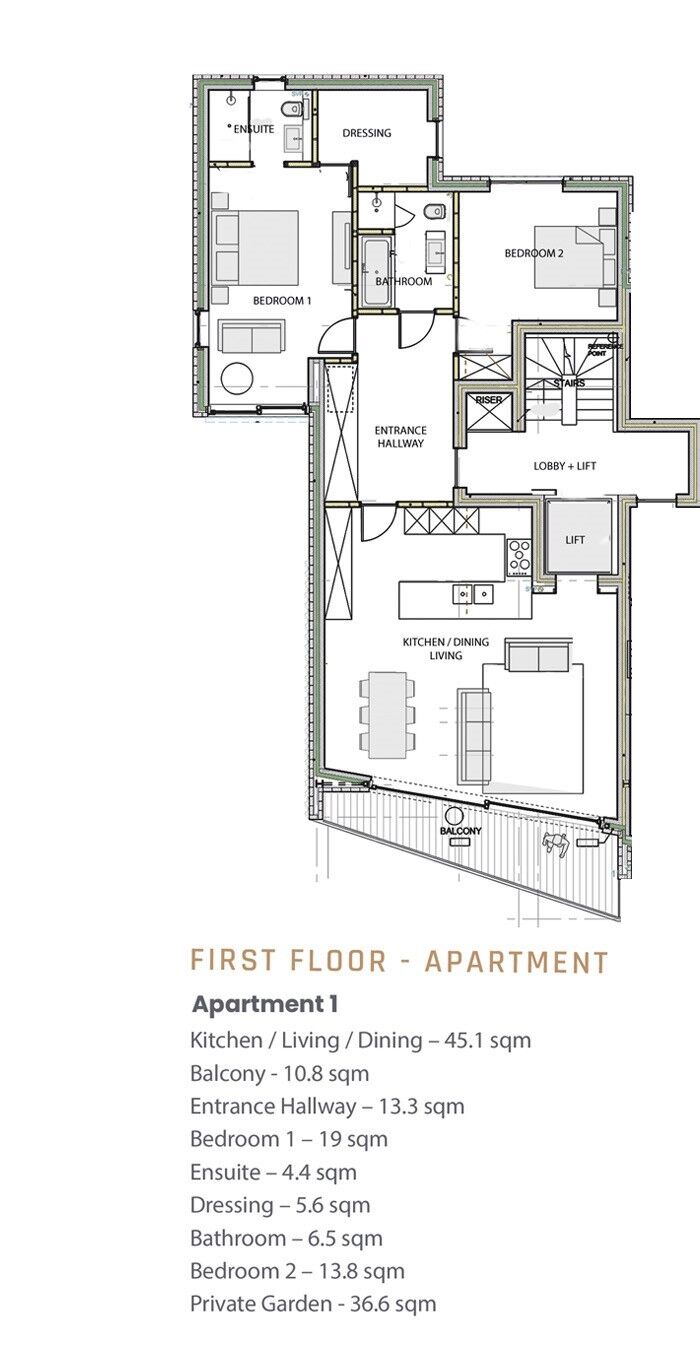 Floorplan of 2 bedroom  Flat for sale, Naildown Road, Hythe, Kent, CT21