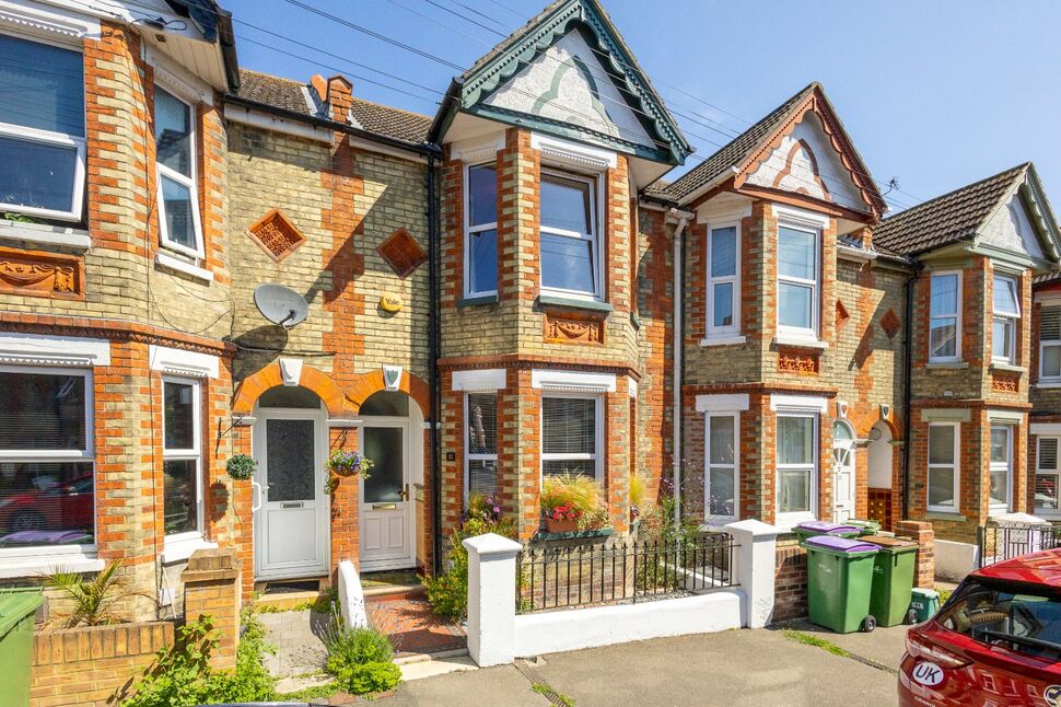 Main image of 3 bedroom Mid Terrace House for sale, Russell Road, Folkestone, Kent, CT19