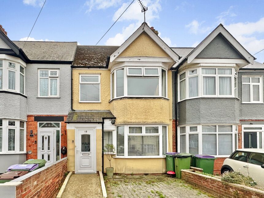 Main image of 3 bedroom Mid Terrace House for sale, Langdon Road, Folkestone, Kent, CT19