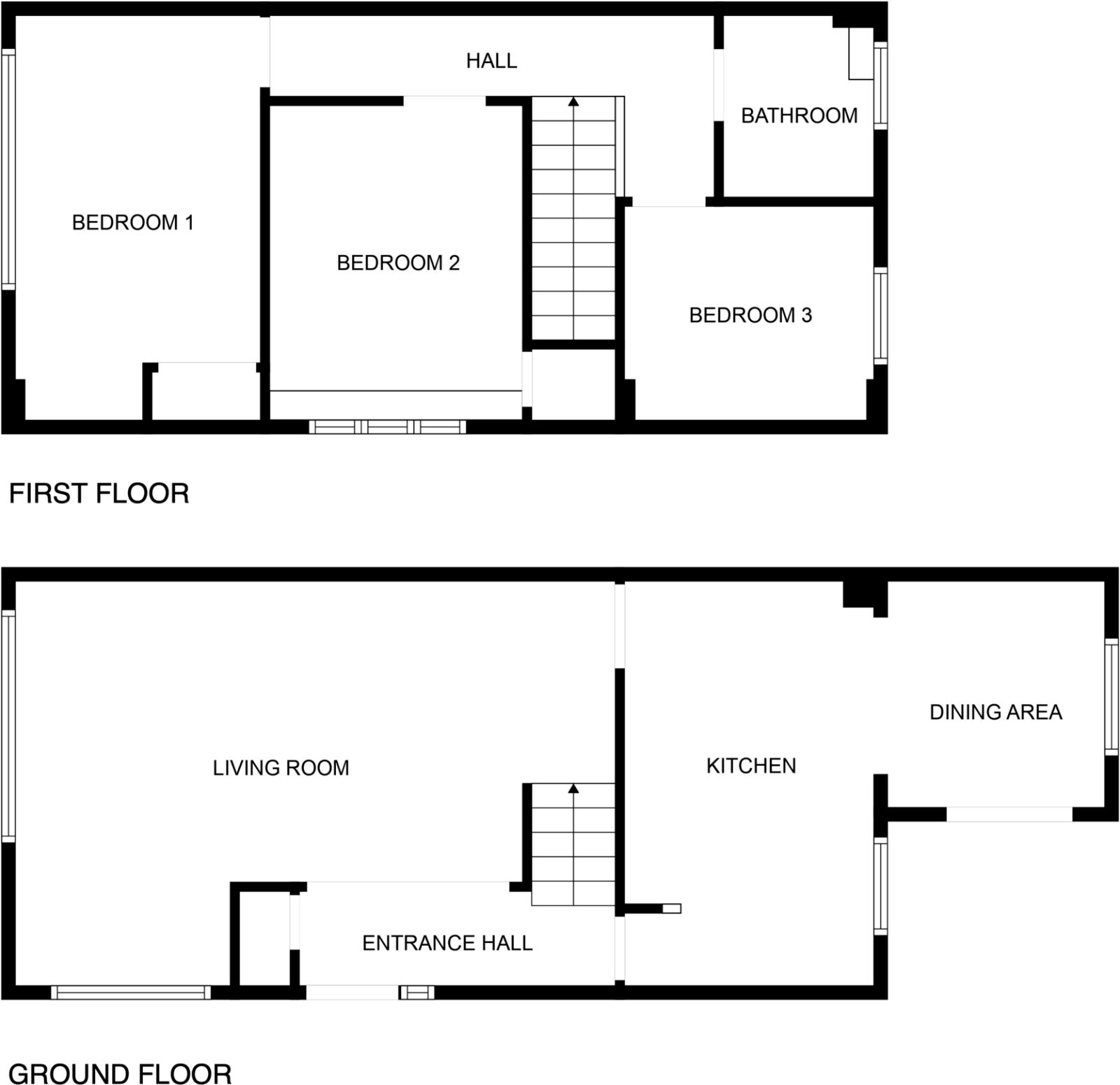 Floorplan of 3 bedroom Detached House for sale, Kingfisher Avenue, Hythe, Kent, CT21