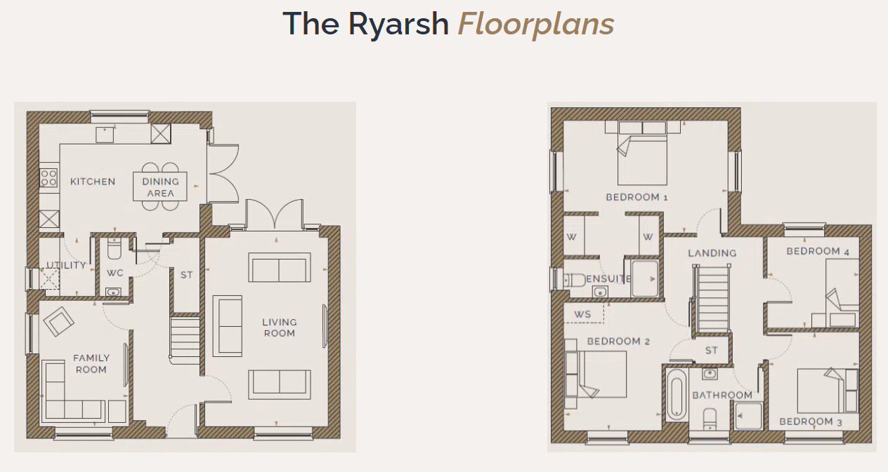 Floorplan of 4 bedroom Detached House for sale, Poppy Fields, Hawkinge, CT18