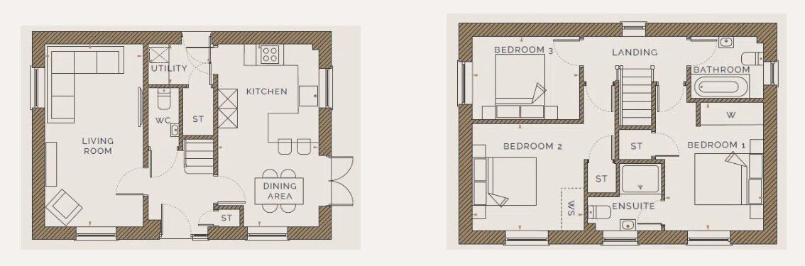 Floorplan of 3 bedroom Detached House for sale, Coningsby Road, Hawkinge, Kent, CT18