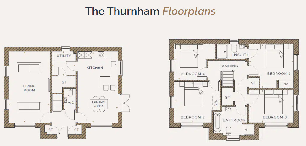 Floorplan of 4 bedroom Detached House for sale, Poppy Fields, Hawkinge, CT18