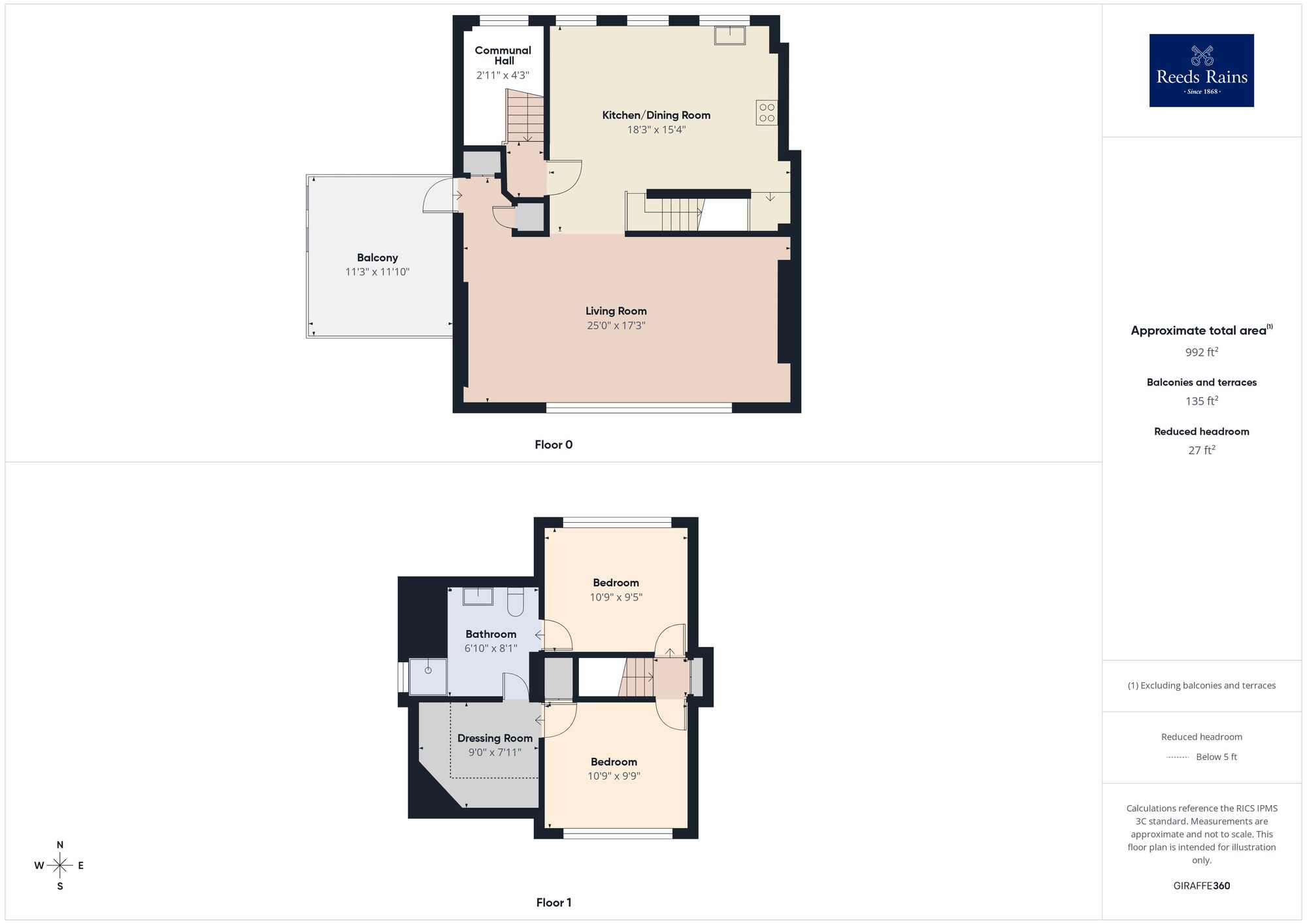 Floorplan of 2 bedroom Flat for sale, Folkestone, Kent, CT20